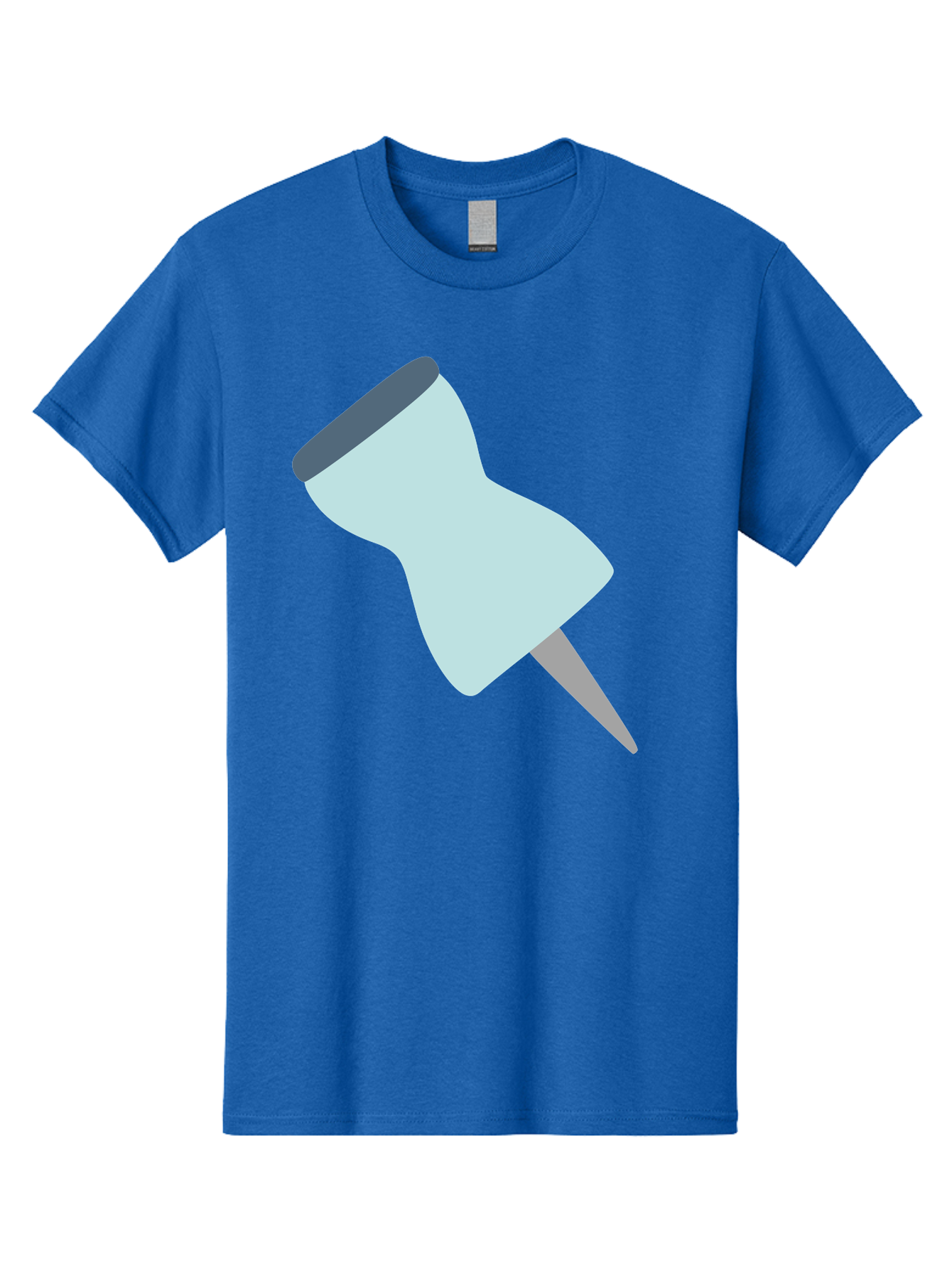 Thumbtack-1 Men'S Graphic Tee, 100% Cotton, Comfortable Casual Summer Wear, Machine Washable, Thumbtack, Push Pin, Office Supplies, Stationery, Pin, Tack, Drawing Pin, Office Accessory, Desktop Item, Organizational Tool Aac127