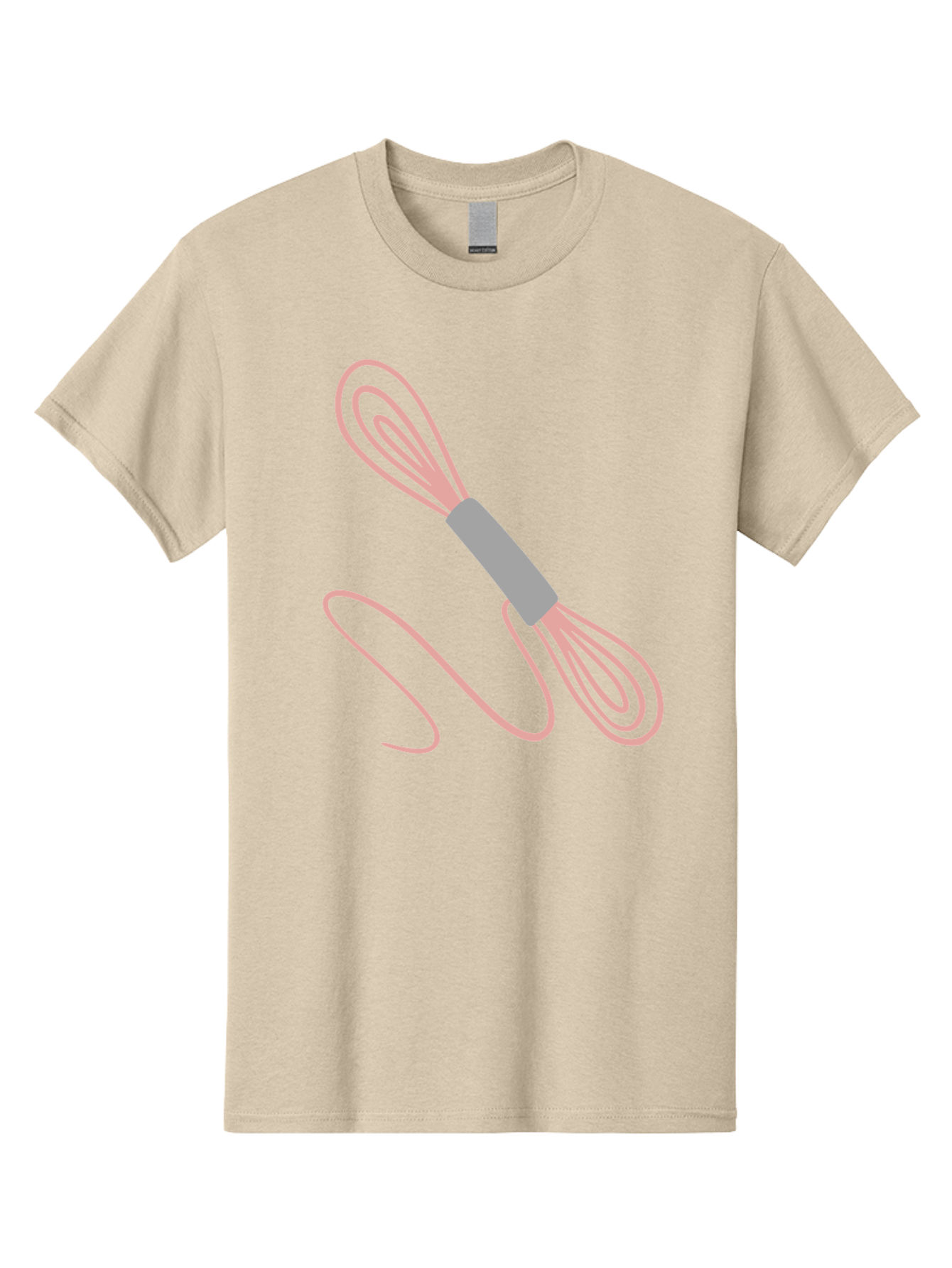 Whisk Men'S Graphic Tee, 100% Cotton, Comfortable Casual Summer Wear, Machine Washable, Cooking Utensils, Kitchen Tools, Whisk Design, Creative Graphics, Pastel Colors, Kitchenware, Cooking Essentials Aac133
