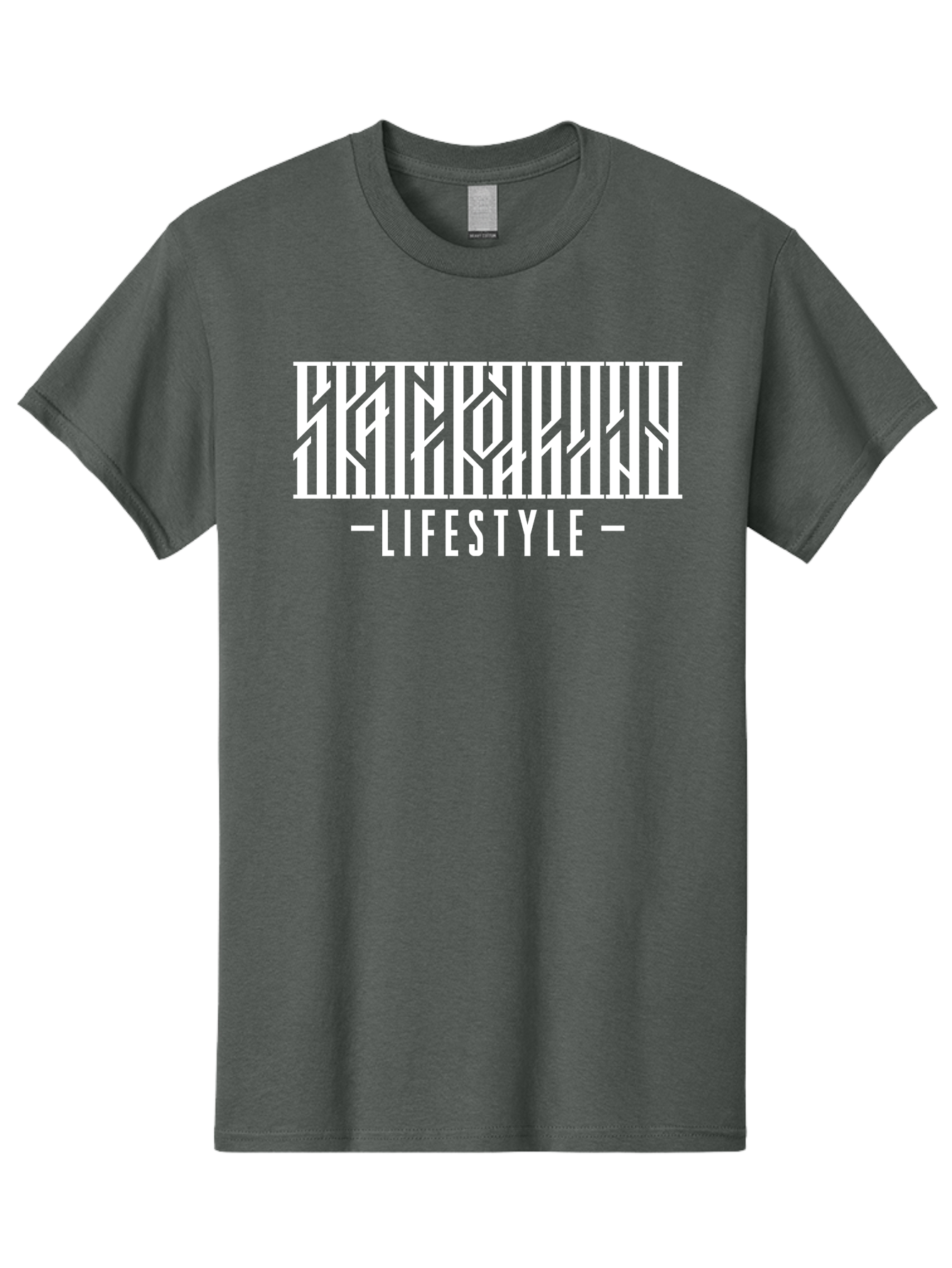 Lifestyle-1 Men'S Graphic Tee, 100% Cotton, Comfortable Casual Summer Wear, Machine Washable, Lifestyle Branding, White Typography, Modern Design, Geometric Patterns, Fashion Statement, Urban Style, Chic Aesthetics Aac151