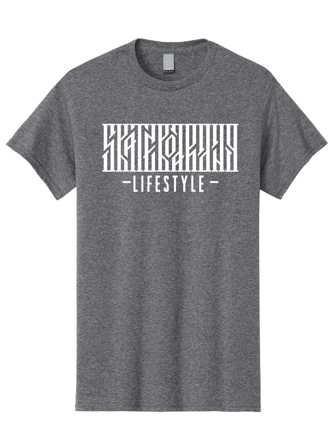 Lifestyle-1 Men'S Graphic Tee, 100% Cotton, Comfortable Casual Summer Wear, Machine Washable, Lifestyle Branding, White Typography, Modern Design, Geometric Patterns, Fashion Statement, Urban Style, Chic Aesthetics Aac151