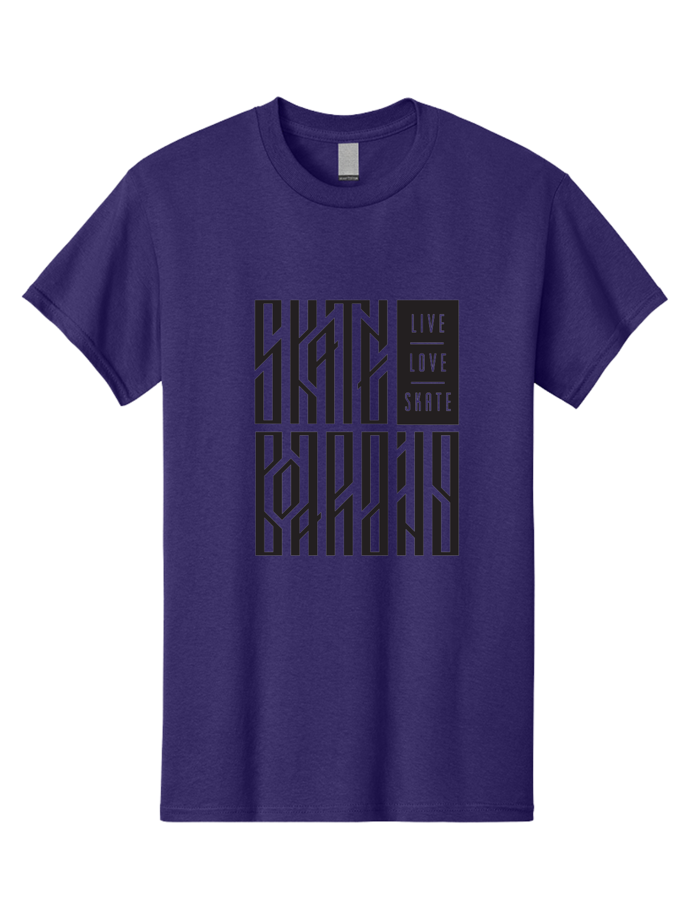 Live-Love-Skate Men'S Graphic Tee, 100% Cotton, Comfortable Casual Summer Wear, Machine Washable, Street Art Style, Skate Culture, Bold Typography, Urban Lifestyle, Action Sports, Graffiti-Inspired Design, Skateboarding Community Aac154