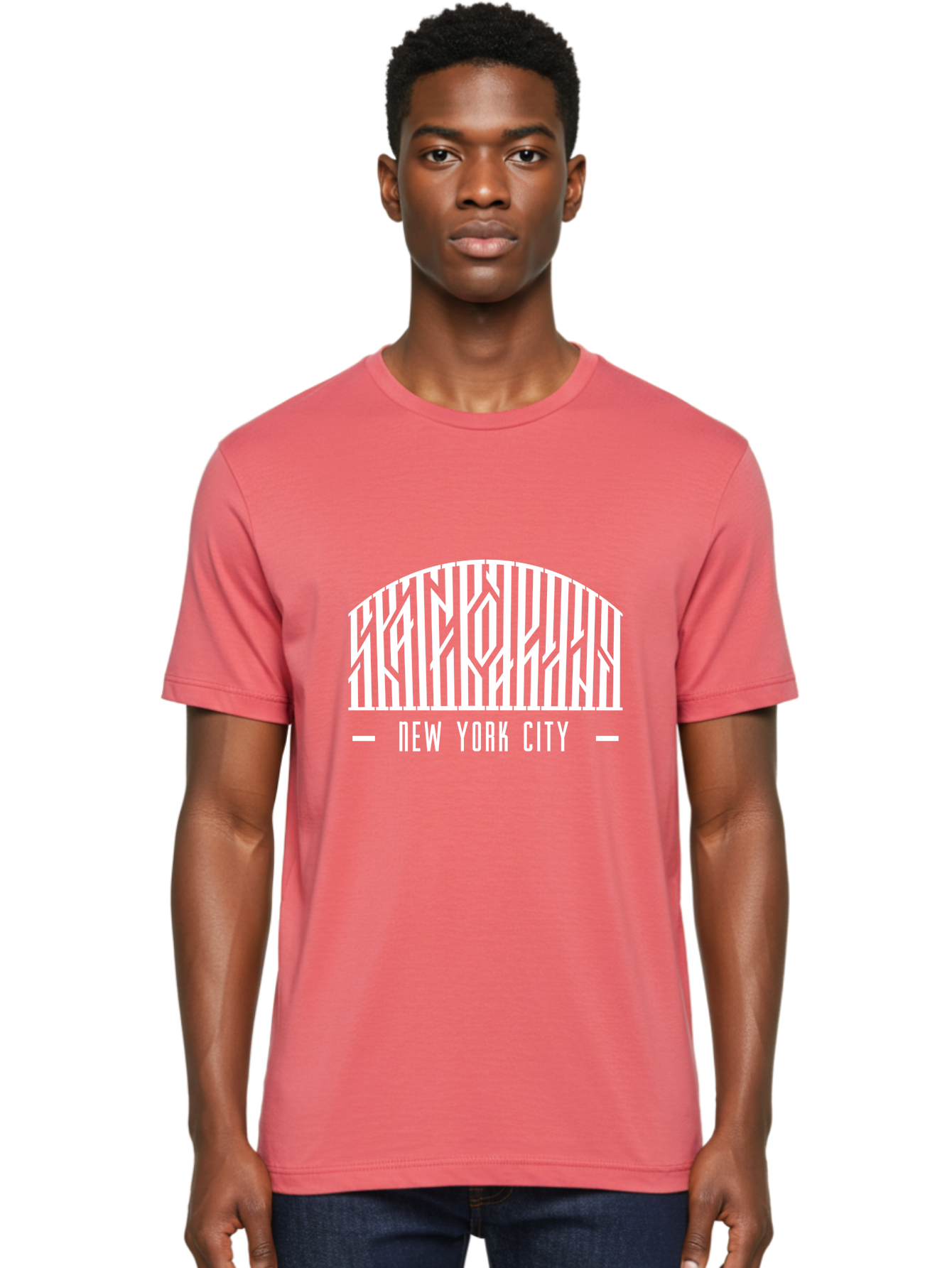 New-York-City Men'S Graphic Tee, 100% Cotton, Comfortable Casual Summer Wear, Machine Washable, New York City, Brooklyn Bridge, Cityscape, Urban Landscape, Iconic Landmarks, Nyc, Bridge Design, Modern Architecture, City View Aac157