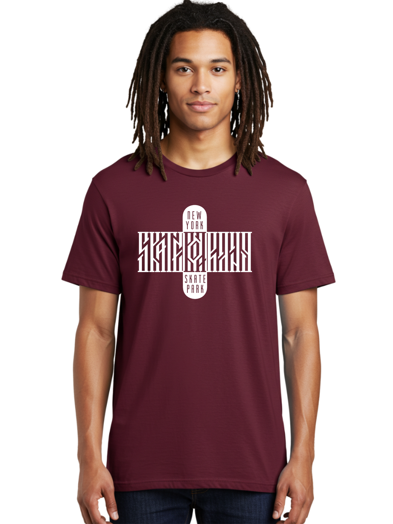 New-York-Skate-Park Men'S Graphic Tee, 100% Cotton, Comfortable Casual Summer Wear, Machine Washable, Skateboarding, Skate Park, New York, Street Art, Skate Culture, Urban Sports, Skateboard Graphics, Skateboarding Community, Action Sports Aac159