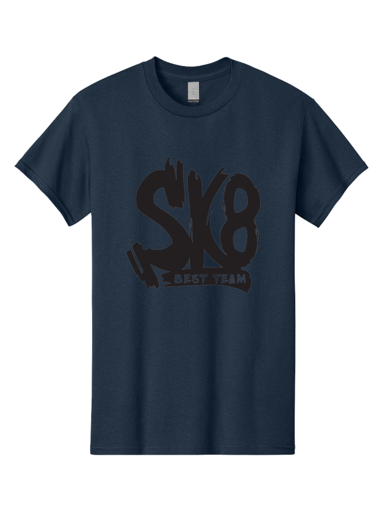 Sk8-Best-Team-1 Men'S Graphic Tee, 100% Cotton, Comfortable Casual Summer Wear, Machine Washable, Sk8 Best Team, Skate Team Logo, Skateboarding Graphics, Team Branding, Urban Sports, Action Sports, Skate Culture, Team Identity Aac163