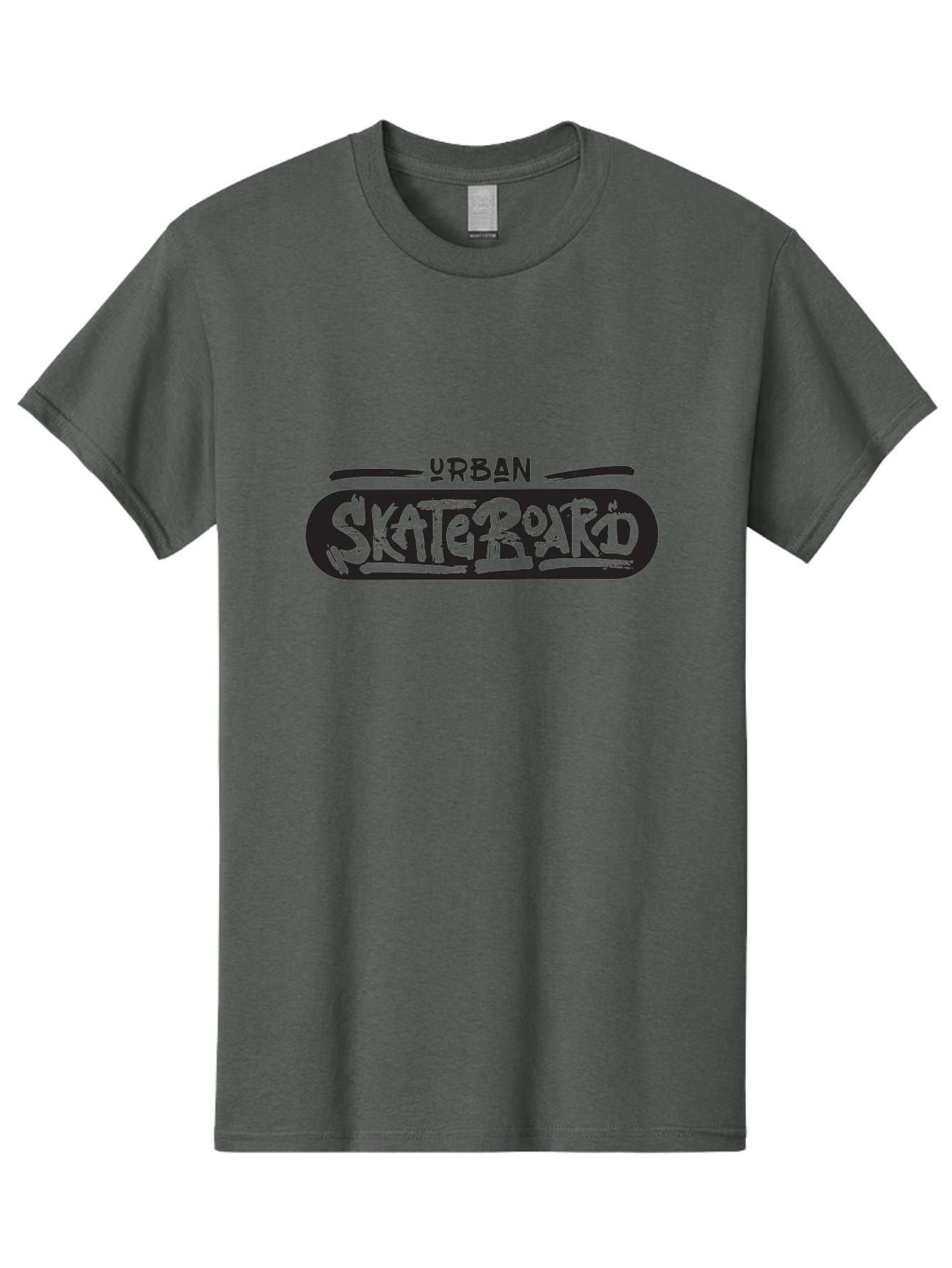 Urban-Skateboard-1 Men'S Graphic Tee, 100% Cotton, Comfortable Casual Summer Wear, Machine Washable, Skateboard Culture, Urban Skate, Streetwear Fashion, Graffiti Style, Action Sports, Extreme Sports, Youth Culture, Skateboarding Lifestyle, Aac173