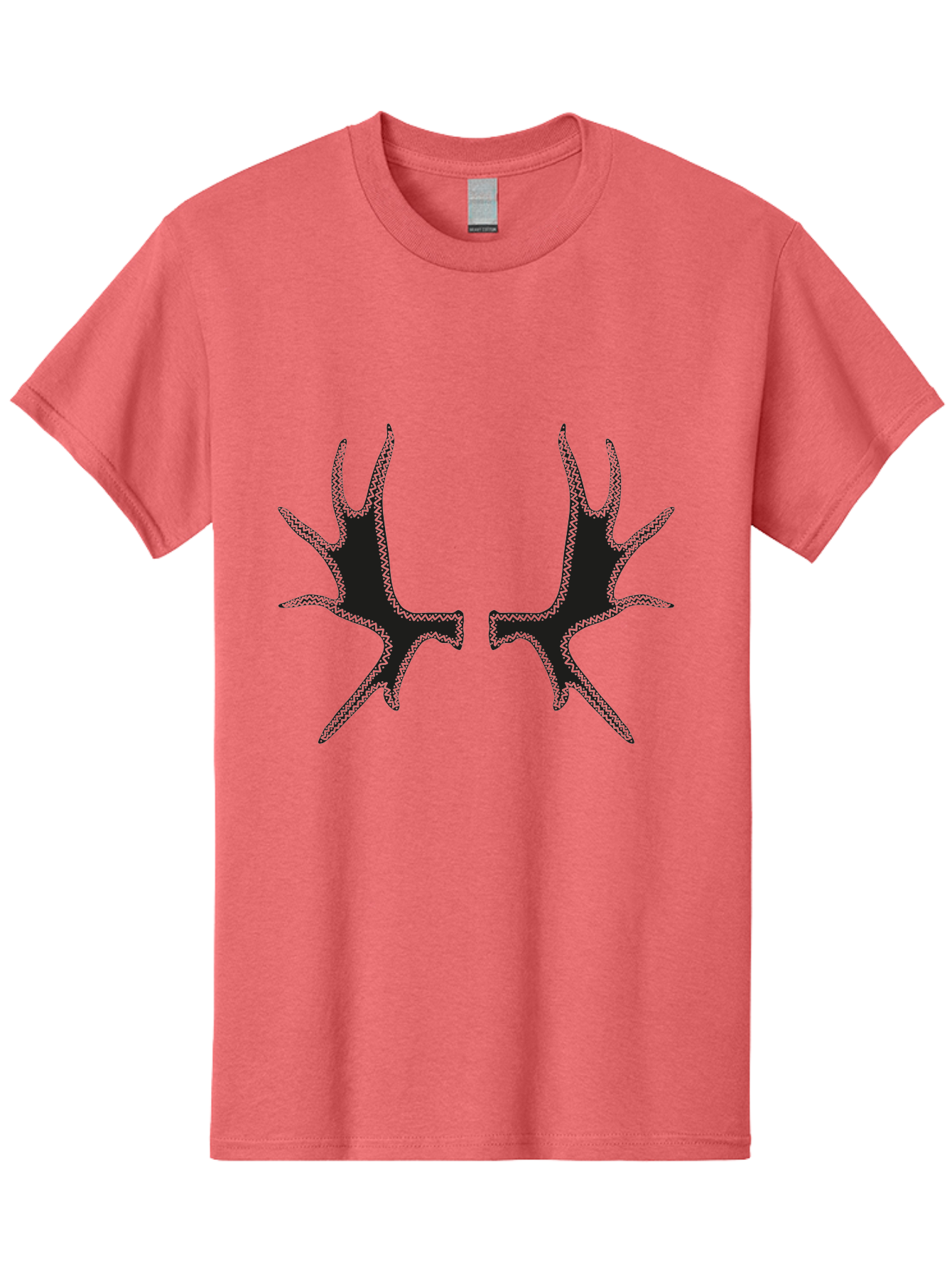 Bird-Tracks Men'S Graphic Tee, 100% Cotton, Comfortable Casual Summer Wear, Machine Washable, Handprint Art, Black Silhouettes, Finger Marks, Creative Designs, Abstract Shapes, Artistic Expressions, Unique Patterns Aac185
