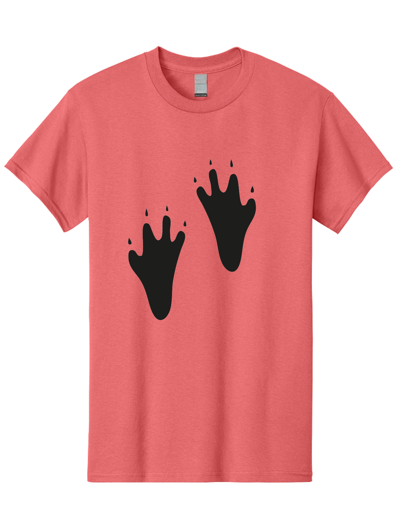 Bloody-Footprints Men'S Graphic Tee, 100% Cotton, Comfortable Casual Summer Wear, Machine Washable, Bloody Footprints, Black Footprints, Dripping Blood, Crime Scene, Forensic Evidence, Violence, Dark Atmosphere, Horror Theme Aac194