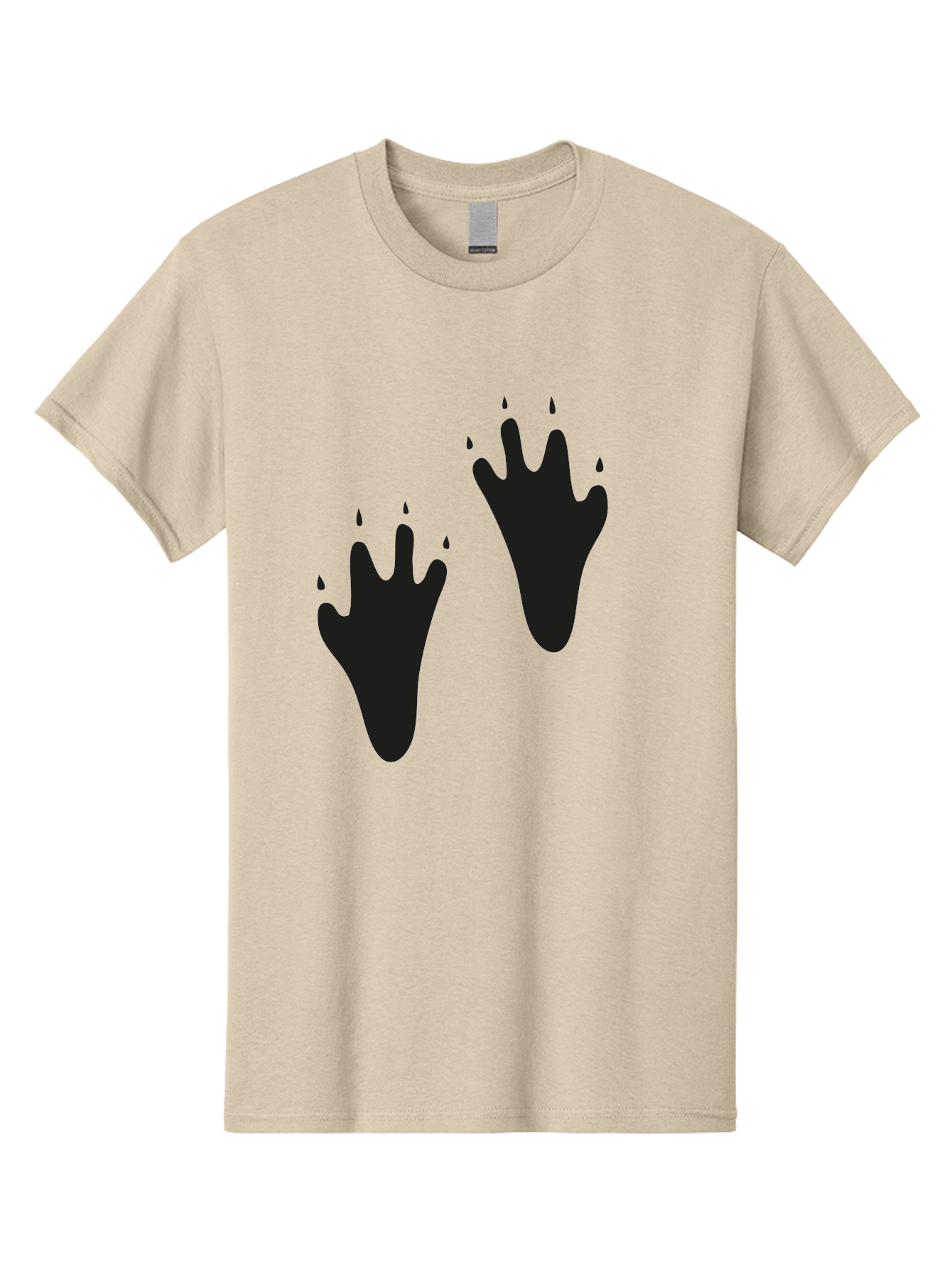 Bloody-Footprints Men'S Graphic Tee, 100% Cotton, Comfortable Casual Summer Wear, Machine Washable, Bloody Footprints, Black Footprints, Dripping Blood, Crime Scene, Forensic Evidence, Violence, Dark Atmosphere, Horror Theme Aac194