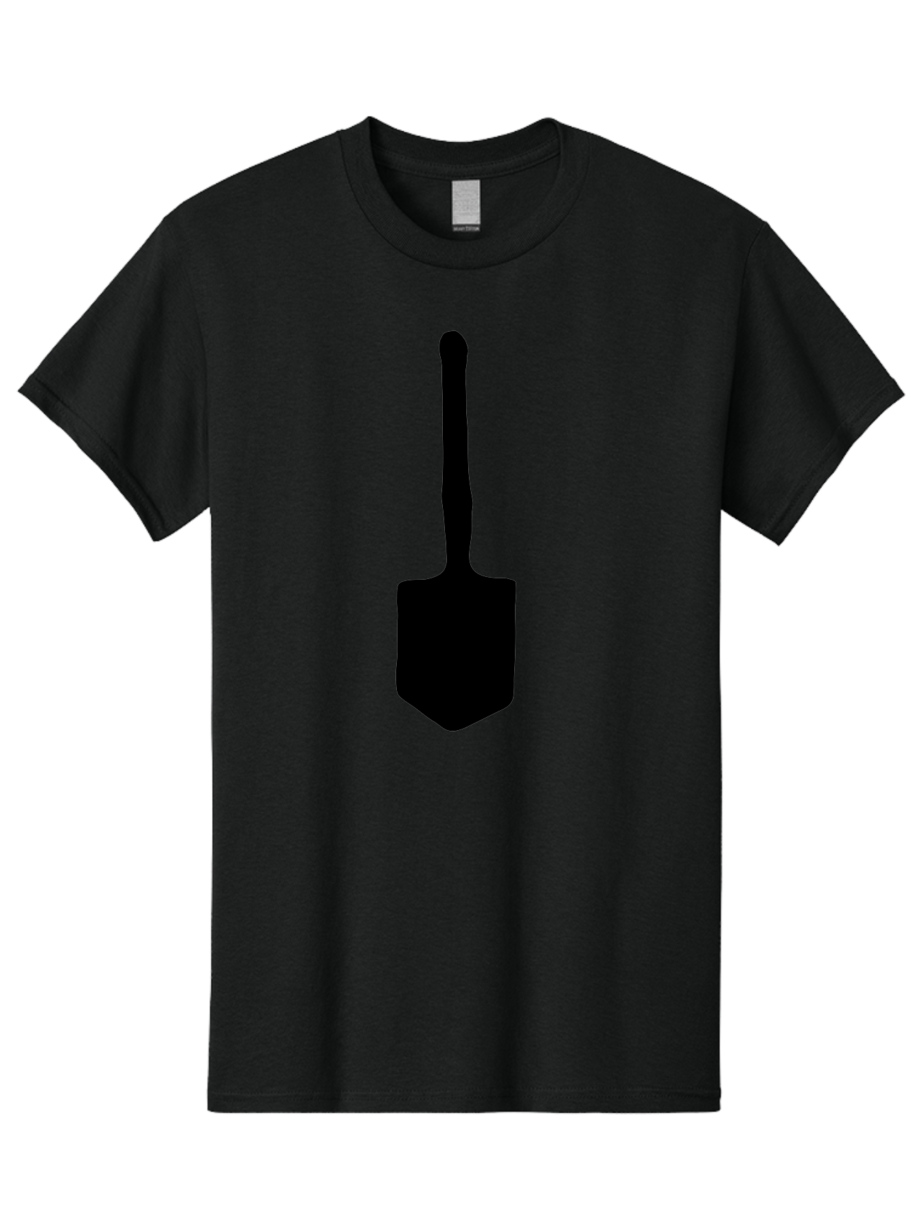 Spatula Men'S Graphic Tee, 100% Cotton, Comfortable Casual Summer Wear, Machine Washable, Silhouette Of Spatula, Kitchen Utensil, Cooking Tool, Black Shape, Minimalist Design, Cooking Essentials Aac239