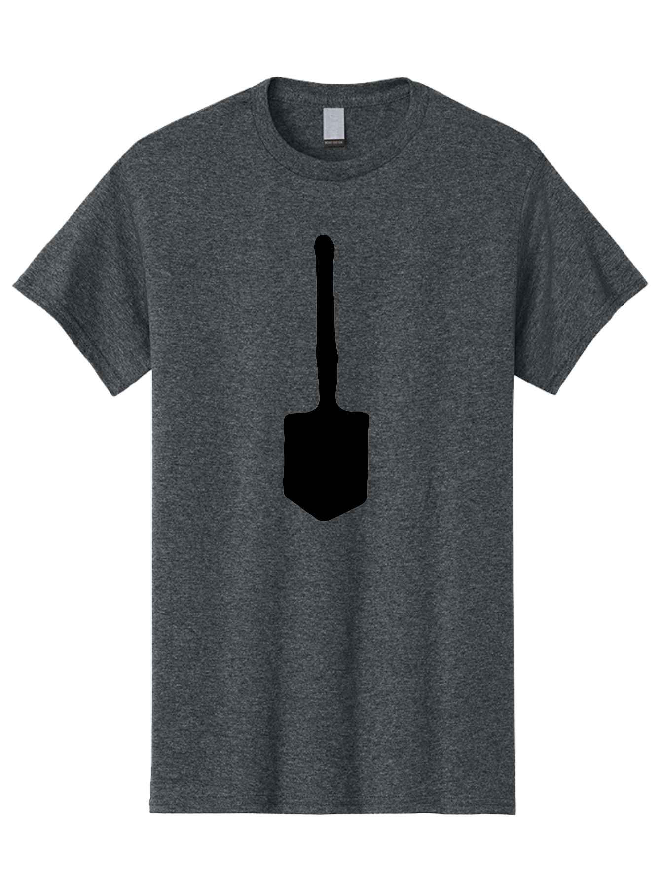 Spatula Men'S Graphic Tee, 100% Cotton, Comfortable Casual Summer Wear, Machine Washable, Silhouette Of Spatula, Kitchen Utensil, Cooking Tool, Black Shape, Minimalist Design, Cooking Essentials Aac239