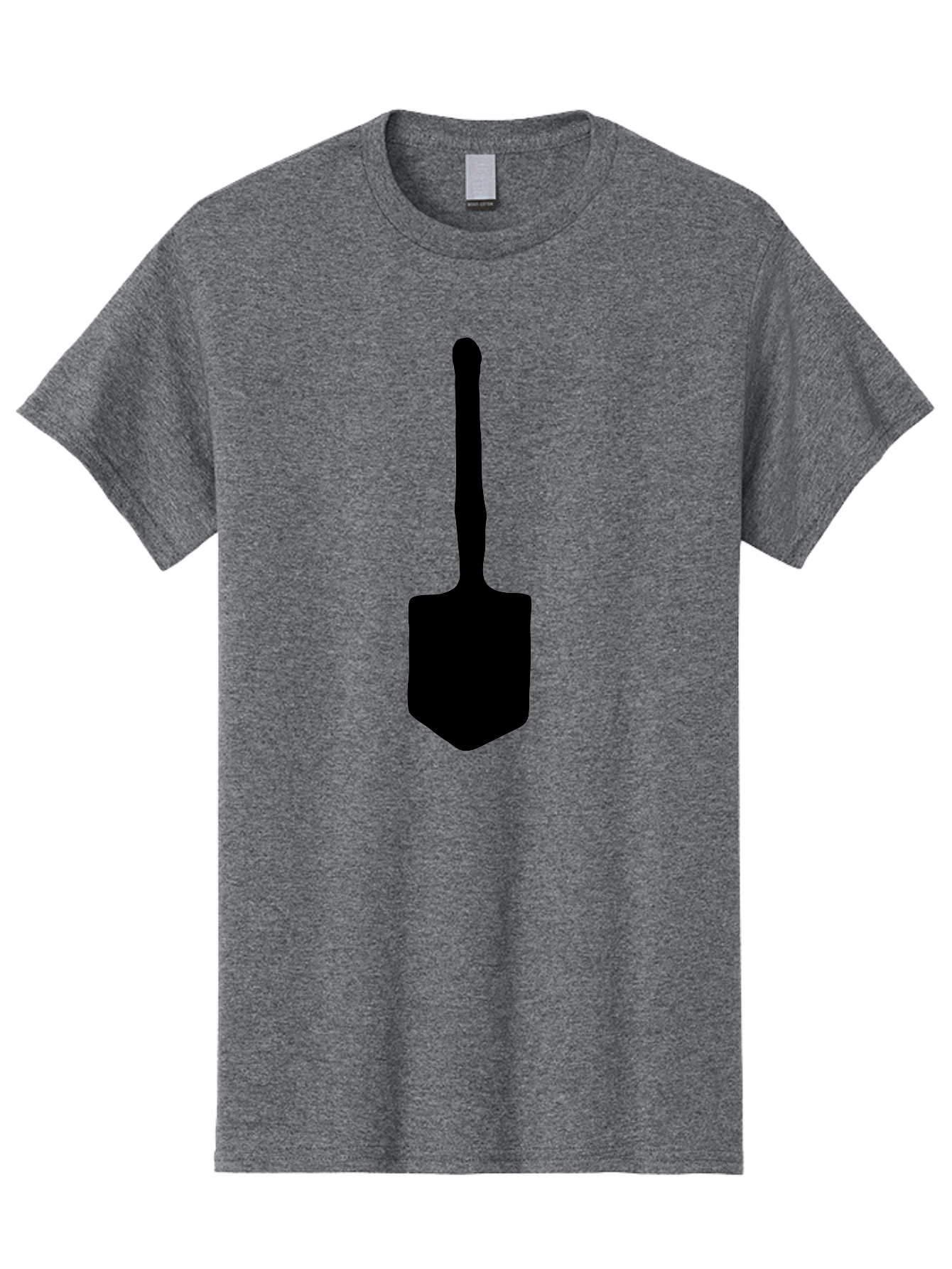 Spatula Men'S Graphic Tee, 100% Cotton, Comfortable Casual Summer Wear, Machine Washable, Silhouette Of Spatula, Kitchen Utensil, Cooking Tool, Black Shape, Minimalist Design, Cooking Essentials Aac239