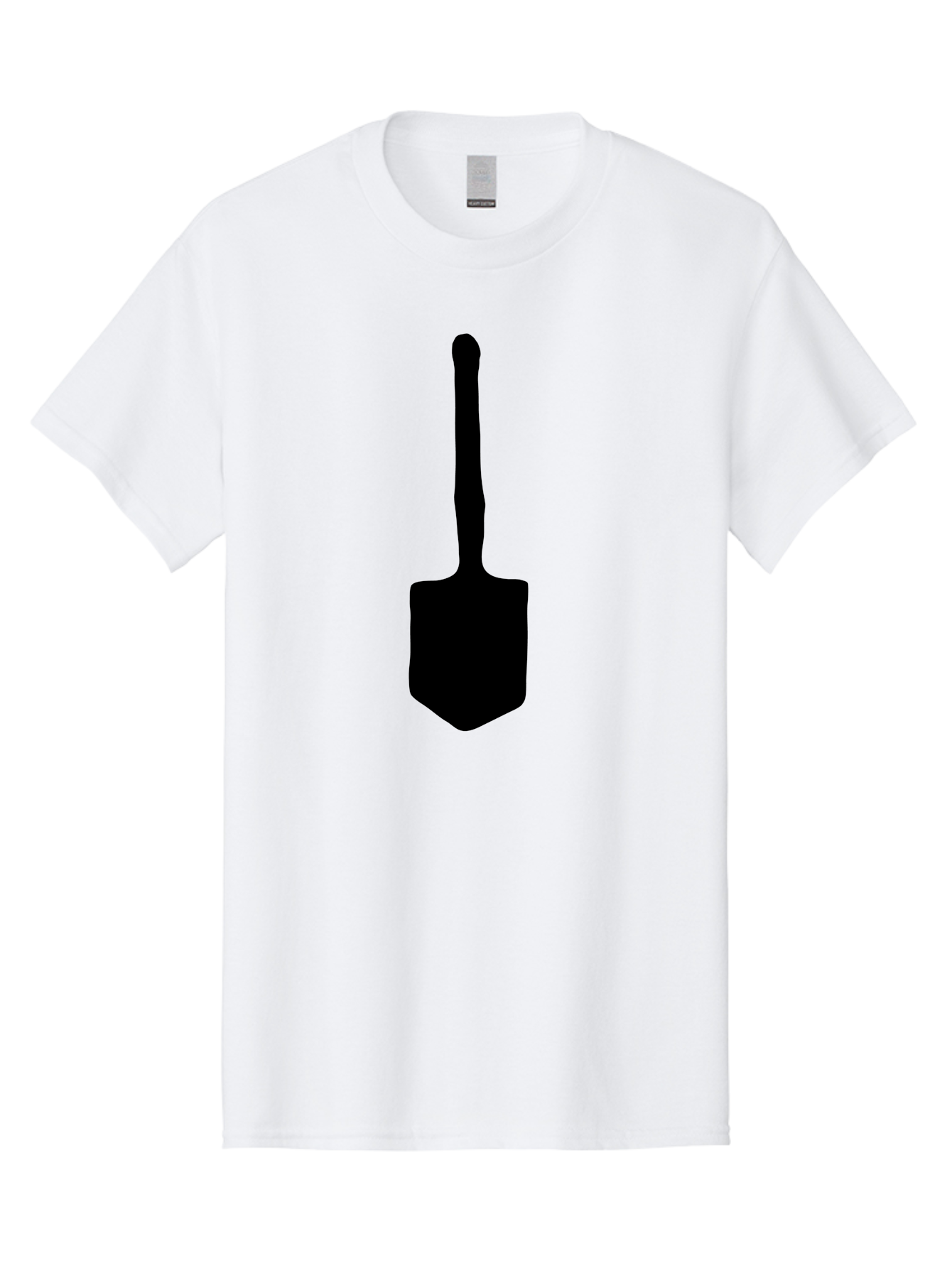 Spatula Men'S Graphic Tee, 100% Cotton, Comfortable Casual Summer Wear, Machine Washable, Silhouette Of Spatula, Kitchen Utensil, Cooking Tool, Black Shape, Minimalist Design, Cooking Essentials Aac239