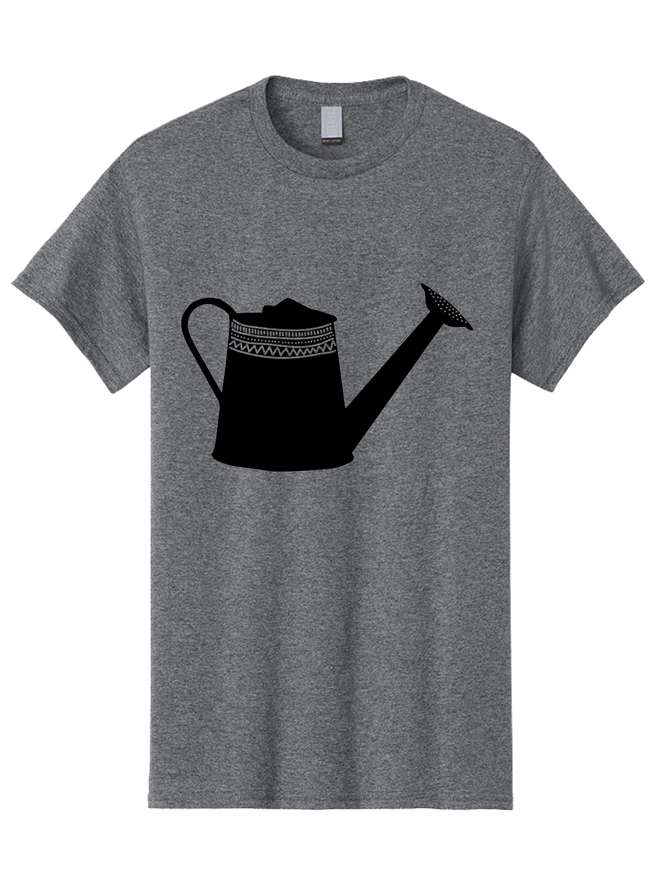 Watering-Can Men'S Graphic Tee, 100% Cotton, Comfortable Casual Summer Wear, Machine Washable, Watering Can, Gardening Tools, Nursery Equipment, Decorative Patterns, Geometric Designs, Garden Care, Plant Watering Aac248