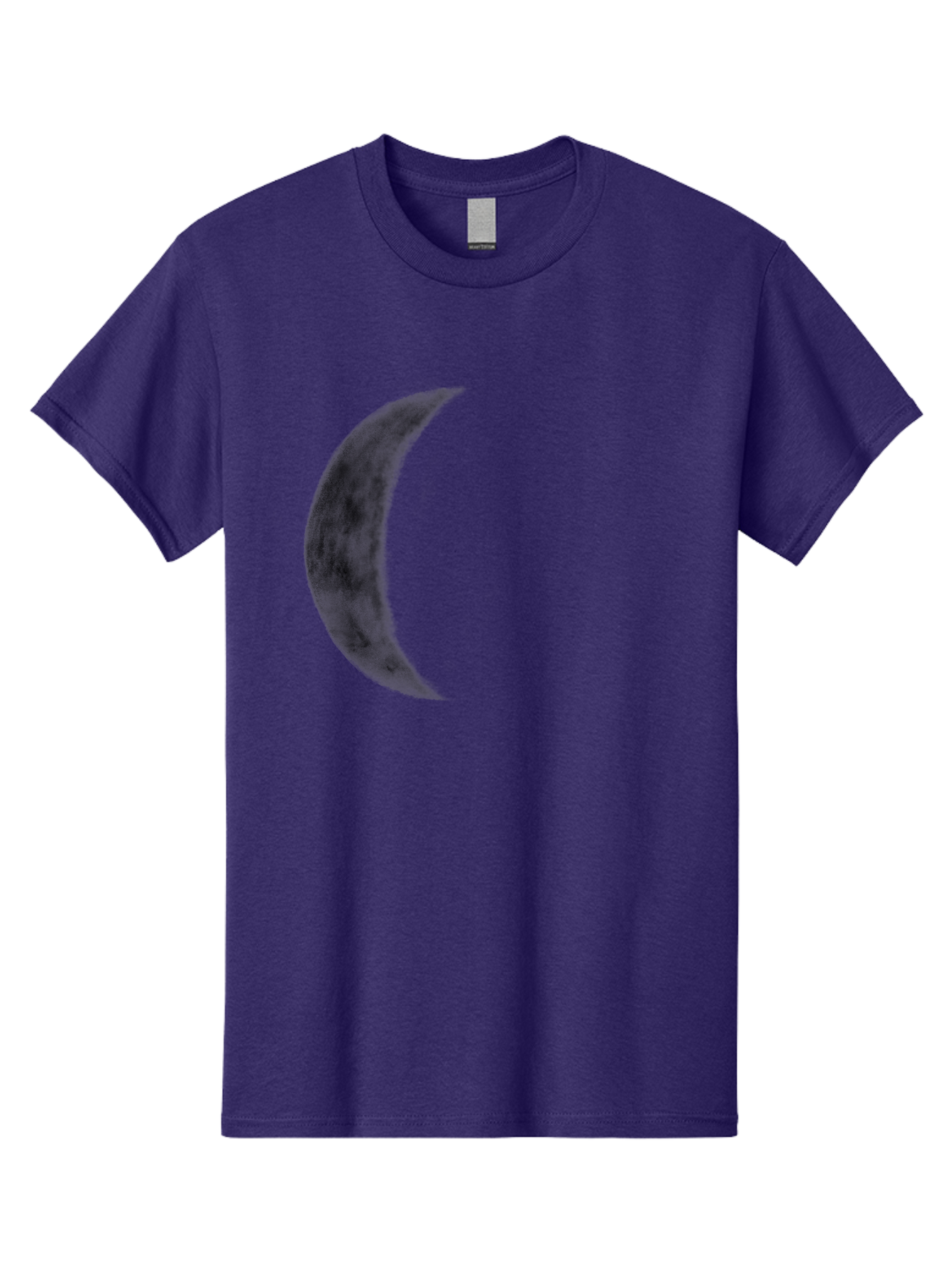Crescent-Moon Men'S Graphic Tee, 100% Cotton, Comfortable Casual Summer Wear, Machine Washable, Crescent Moon, Lunar Phase, Moon Shape, Dark Moon, Night Sky, Celestial Body, Astronomy, Moonlight Aac298