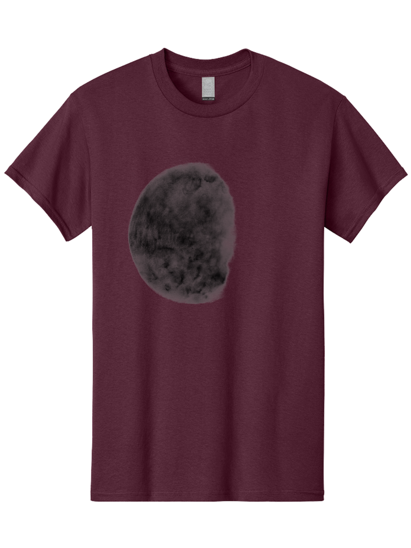 Dark-Orb Men'S Graphic Tee, 100% Cotton, Comfortable Casual Summer Wear, Machine Washable, Dark Green Sphere, Textured Surface, Mysterious Object, Abstract Design, Unique Visual Effect, 3D Rendering, Spherical Shape, Digital Art, Aac302