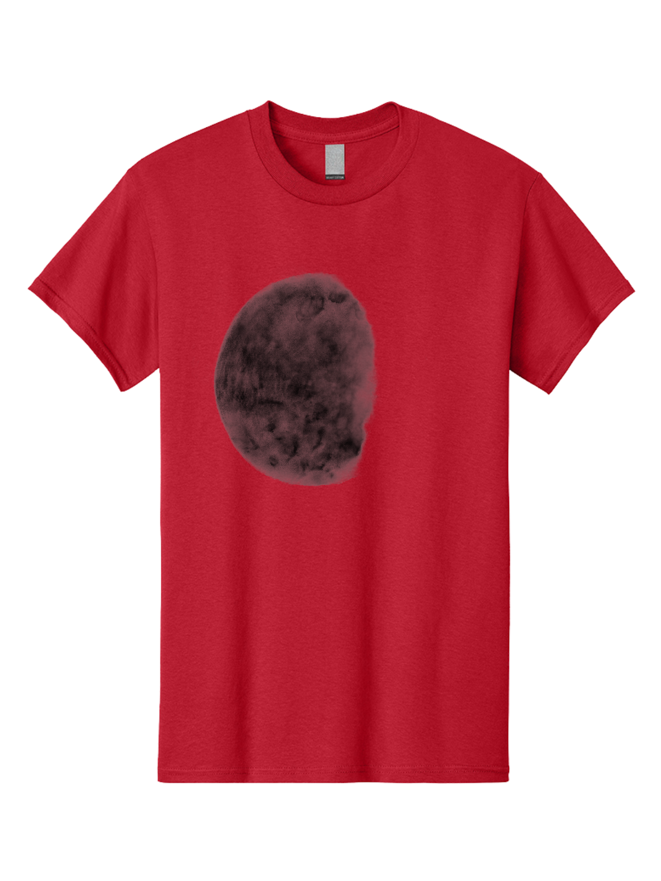 Dark-Orb Men'S Graphic Tee, 100% Cotton, Comfortable Casual Summer Wear, Machine Washable, Dark Green Sphere, Textured Surface, Mysterious Object, Abstract Design, Unique Visual Effect, 3D Rendering, Spherical Shape, Digital Art, Aac302