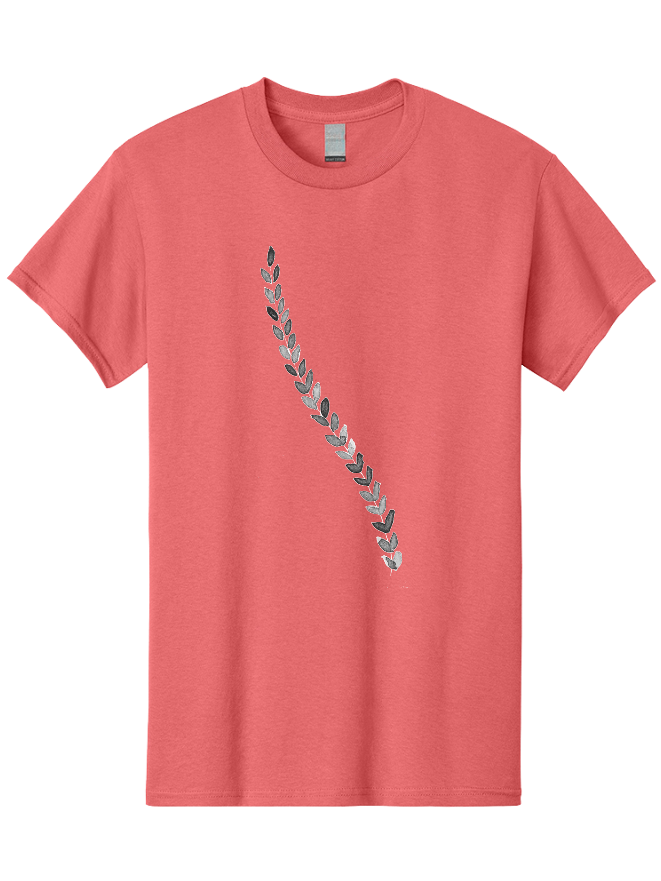 Leaves Men'S Graphic Tee, 100% Cotton, Comfortable Casual Summer Wear, Machine Washable, Laurel Wreath, Leafy Garland, Purple Leaves, Digital Illustration, Graphic Design, Symbol Of Honor, Award Decoration, Vintage Style Aac332