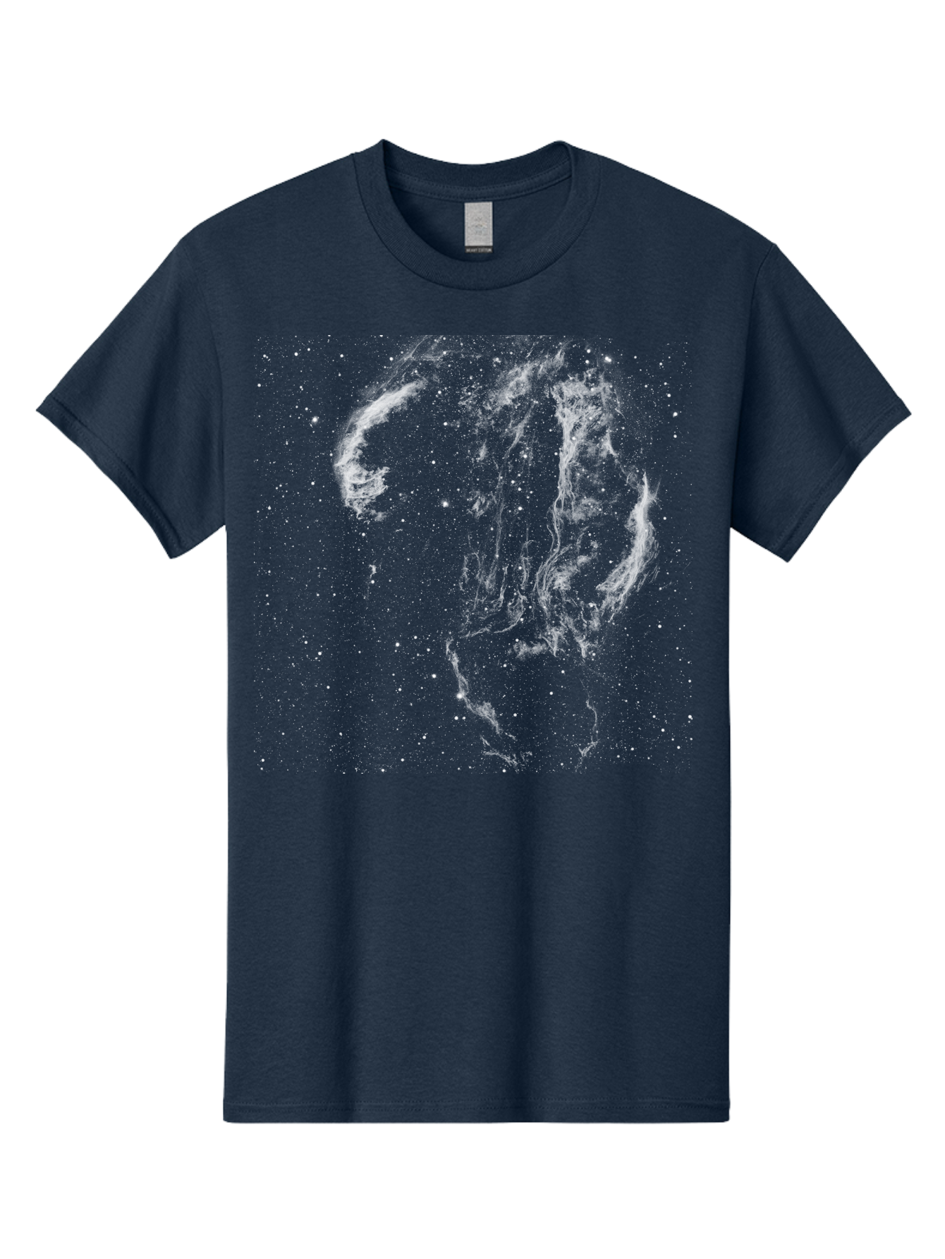 White-Smoke-On-Green Men'S Graphic Tee, 100% Cotton, Comfortable Casual Summer Wear, Machine Washable, Smoke Or Dust Cloud, Abstract Design, White Particles, Dynamic Movement, Textured Effect, Artistic Visualization, Creative Element Aac363