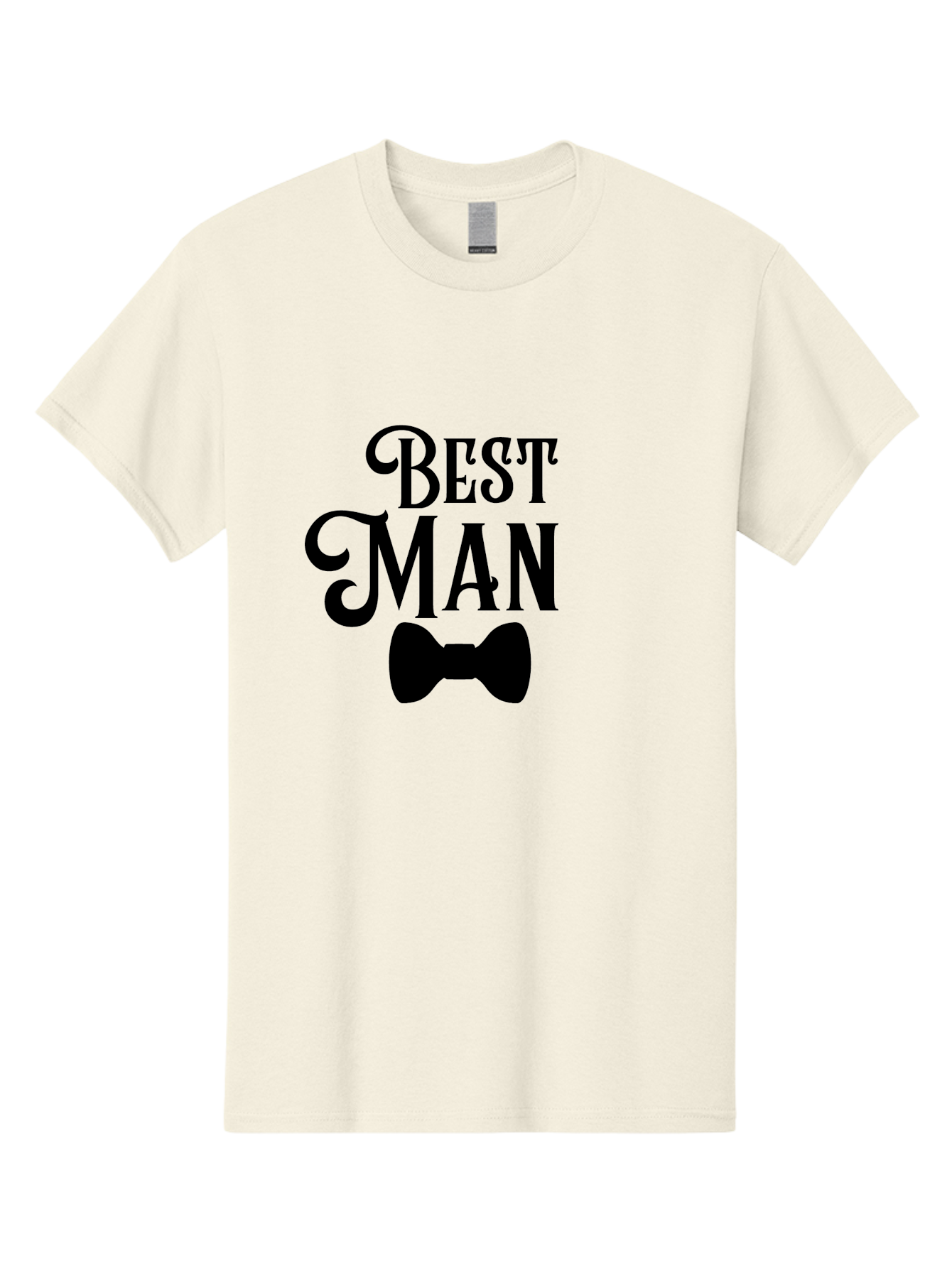 Best-Man Men'S Graphic Tee, 100% Cotton, Comfortable Casual Summer Wear, Machine Washable, Best Man, Bow Tie, Wedding Party, Formal Wear, Stylish Accessories, Men'S Fashion, Groomsman Aac511