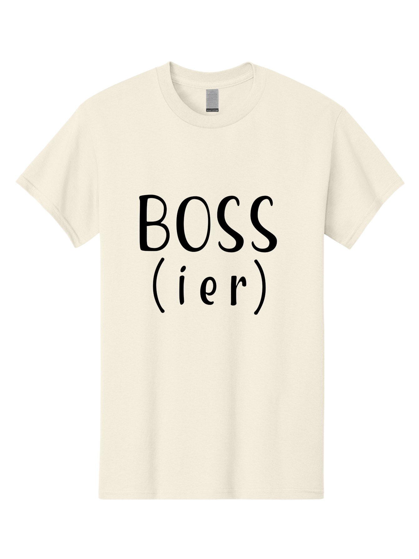 Boss-Ier Men'S Graphic Tee, 100% Cotton, Comfortable Casual Summer Wear, Machine Washable, Boss, Leadership, Authority, Management, Empowerment, Motivation, Confidence, Career Success, Professional Growth, Leadership Skills Aac539