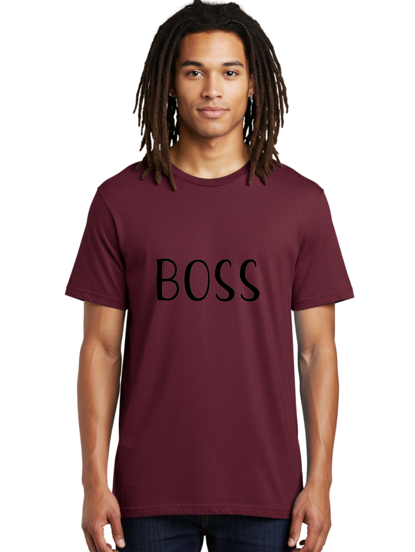 Boss Men'S Graphic Tee, 100% Cotton, Comfortable Casual Summer Wear, Machine Washable, Leadership, Authority, Power, Confidence, Boss Mode, Leadership Skills, Confident Attitude, Motivation Aac540