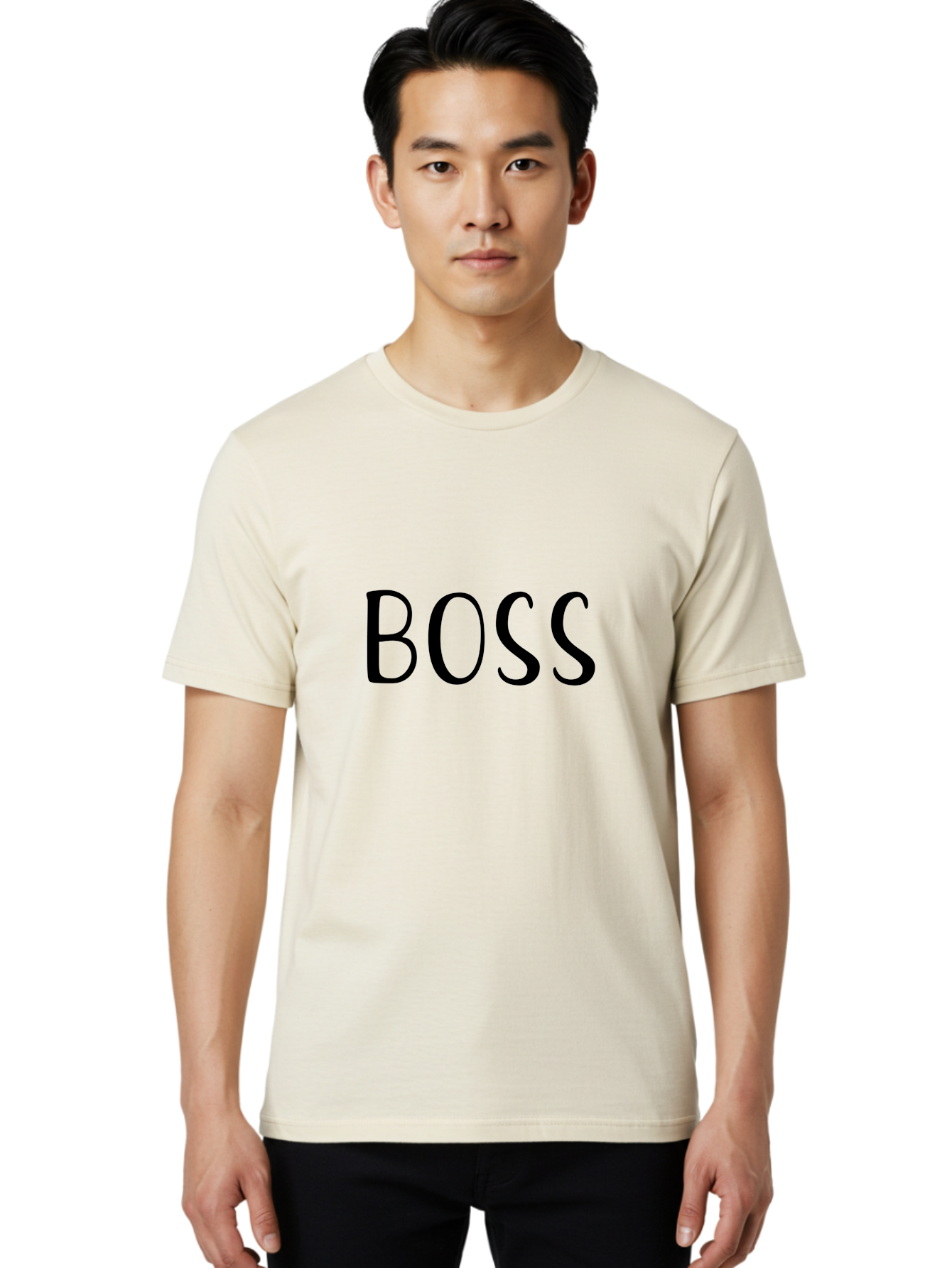 Boss Men'S Graphic Tee, 100% Cotton, Comfortable Casual Summer Wear, Machine Washable, Leadership, Authority, Power, Confidence, Boss Mode, Leadership Skills, Confident Attitude, Motivation Aac540