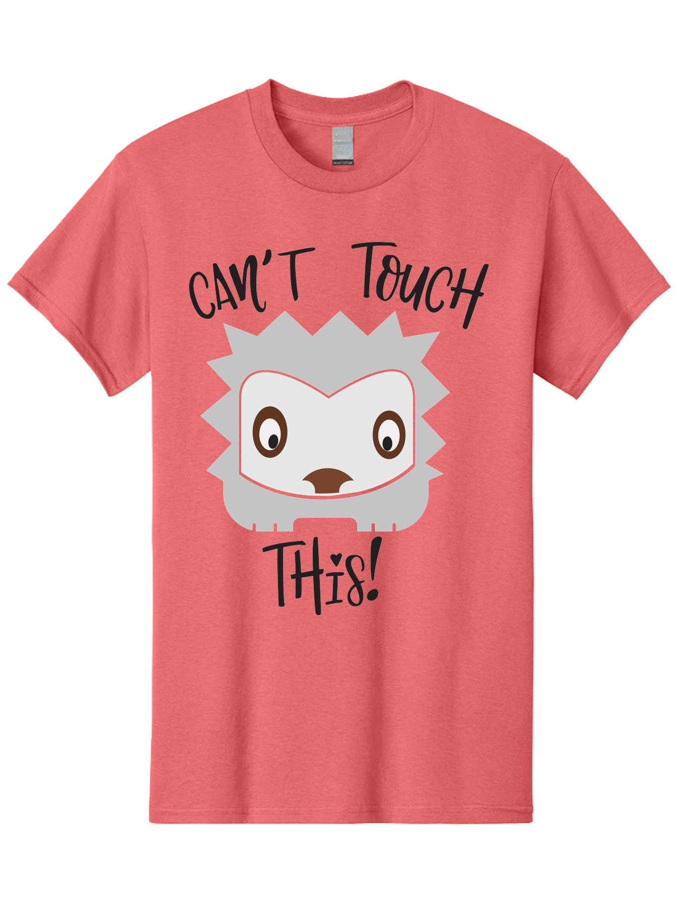 Can-T-Touch-This-Hedgehog Men'S Graphic Tee, 100% Cotton, Comfortable Casual Summer Wear, Machine Washable, Funny Hedgehog, Cartoon Character, Cute Animal, Humorous Illustration, Playful Design, Prickly Creature, Can'T Touch This Aac564