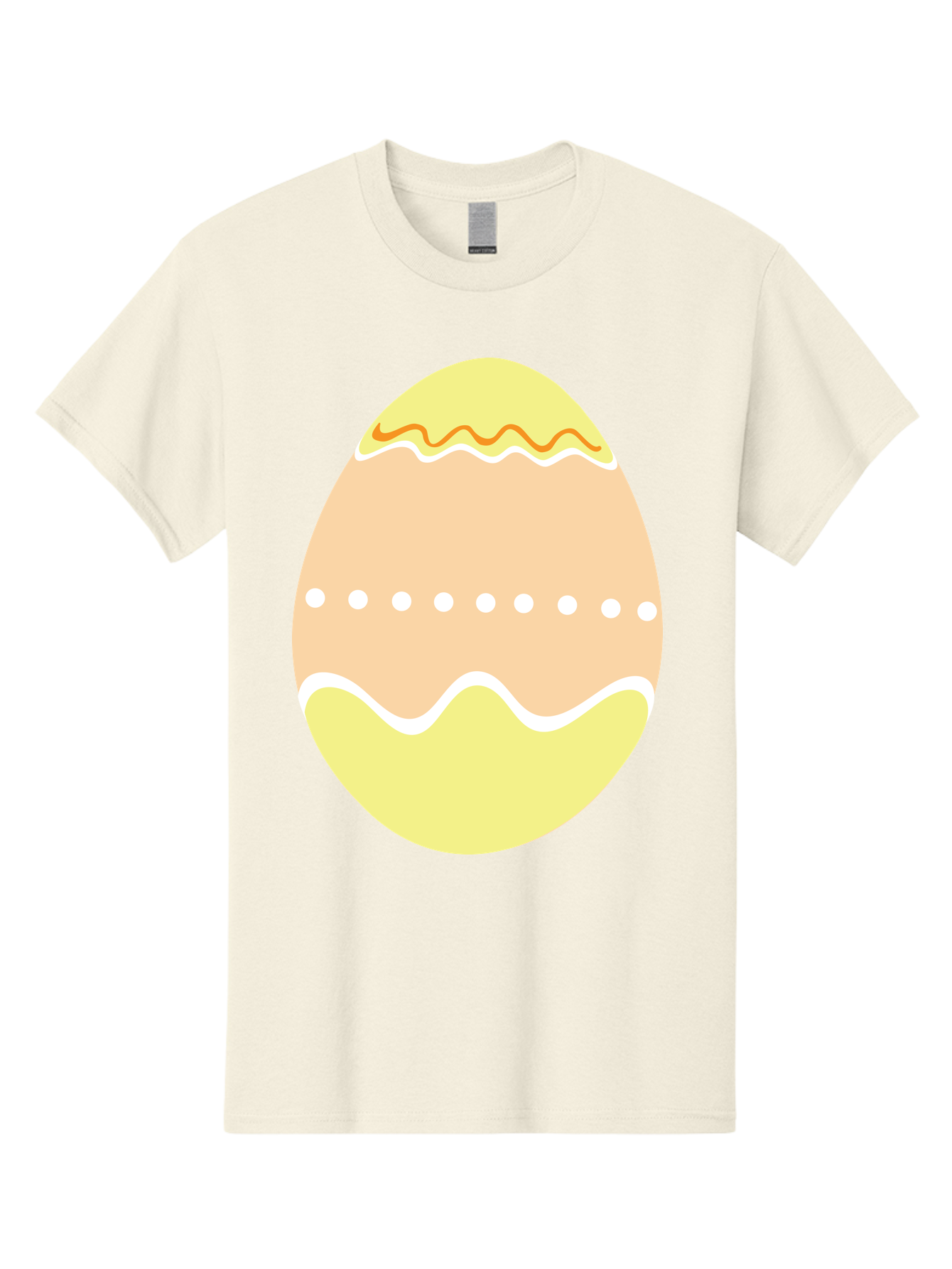 Decorated-Easter-Egg-2 Men'S Graphic Tee, 100% Cotton, Comfortable Casual Summer Wear, Machine Washable, Easter Egg, Decorated Egg, Spring Theme, Vibrant Colors, Wavy Lines, Dotted Pattern, Festive Design, Pastel Colors, Holiday Decoration, Aac633