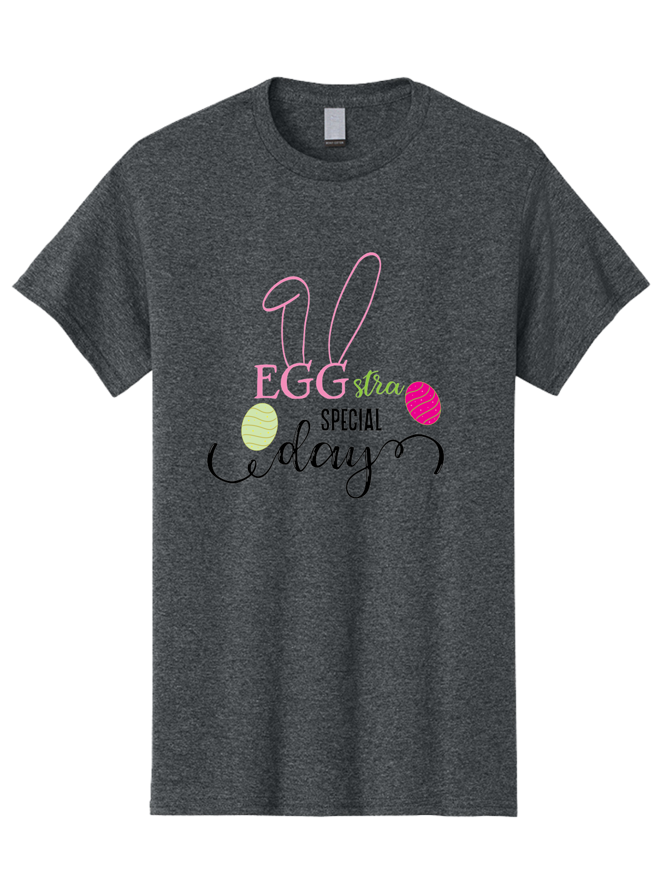 Eggstra-Special-Day Men'S Graphic Tee, 100% Cotton, Comfortable Casual Summer Wear, Machine Washable, Easter Eggs, Bunny Ears, Easter Celebration, Springtime Festivities, Holiday Graphics, Easter-Themed Decor, Festive Eggs, Easter Egg Hunt Aac684