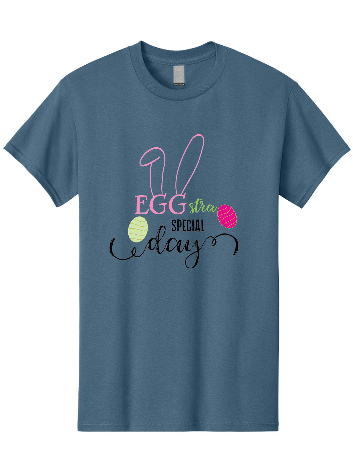Eggstra-Special-Day Men'S Graphic Tee, 100% Cotton, Comfortable Casual Summer Wear, Machine Washable, Easter Eggs, Bunny Ears, Easter Celebration, Springtime Festivities, Holiday Graphics, Easter-Themed Decor, Festive Eggs, Easter Egg Hunt Aac684