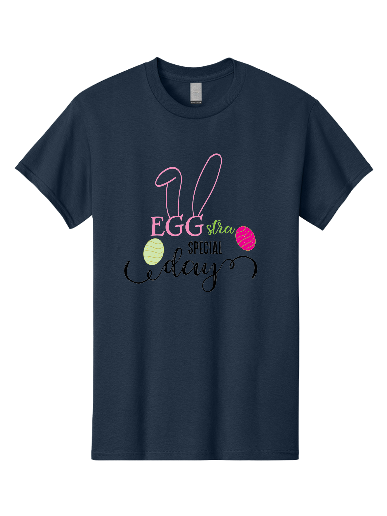 Eggstra-Special-Day Men'S Graphic Tee, 100% Cotton, Comfortable Casual Summer Wear, Machine Washable, Easter Eggs, Bunny Ears, Easter Celebration, Springtime Festivities, Holiday Graphics, Easter-Themed Decor, Festive Eggs, Easter Egg Hunt Aac684