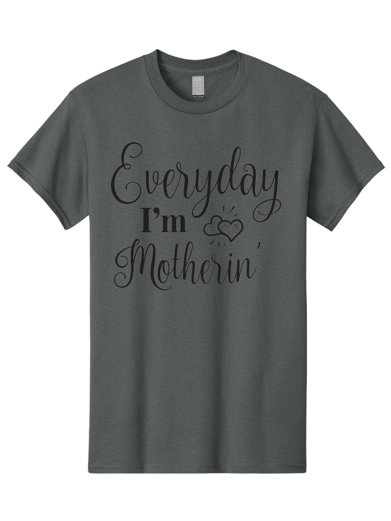 Everyday-I-M-Motherin Men'S Graphic Tee, 100% Cotton, Comfortable Casual Summer Wear, Machine Washable, Funny Mother In Law Quote, Quirky Humor, Humorous Saying, Mother In Law Gift, Funny Gift Ideas, Sarcastic Quote, Humorous Phrases, Aac693