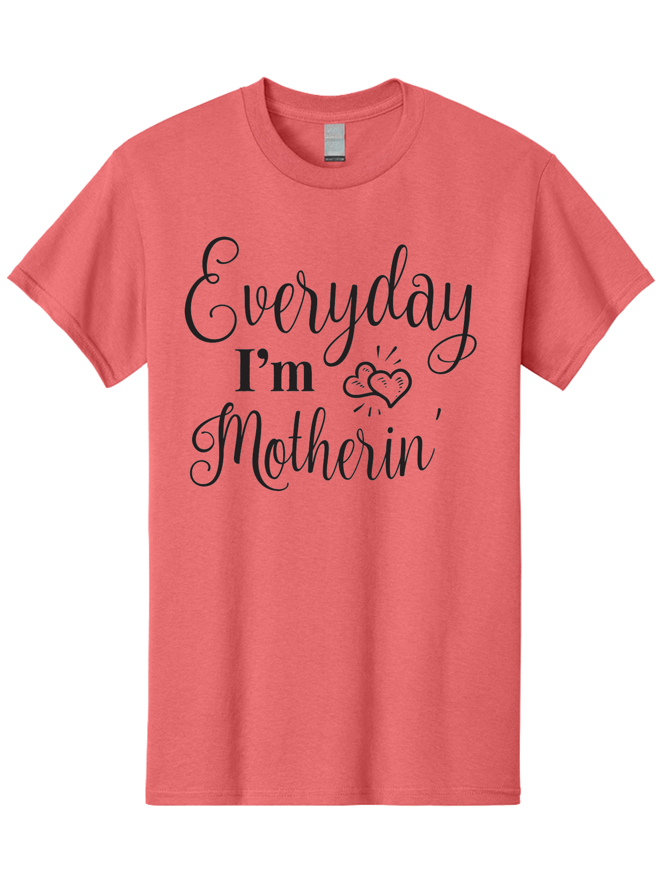 Everyday-I-M-Motherin Men'S Graphic Tee, 100% Cotton, Comfortable Casual Summer Wear, Machine Washable, Funny Mother In Law Quote, Quirky Humor, Humorous Saying, Mother In Law Gift, Funny Gift Ideas, Sarcastic Quote, Humorous Phrases, Aac693