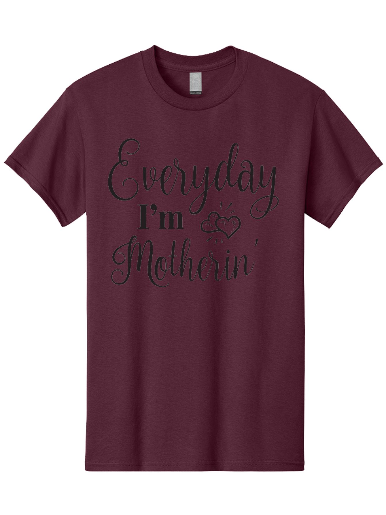Everyday-I-M-Motherin Men'S Graphic Tee, 100% Cotton, Comfortable Casual Summer Wear, Machine Washable, Funny Mother In Law Quote, Quirky Humor, Humorous Saying, Mother In Law Gift, Funny Gift Ideas, Sarcastic Quote, Humorous Phrases, Aac693