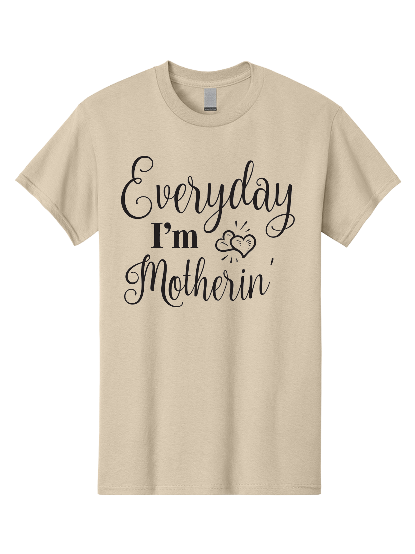 Everyday-I-M-Motherin Men'S Graphic Tee, 100% Cotton, Comfortable Casual Summer Wear, Machine Washable, Funny Mother In Law Quote, Quirky Humor, Humorous Saying, Mother In Law Gift, Funny Gift Ideas, Sarcastic Quote, Humorous Phrases, Aac693
