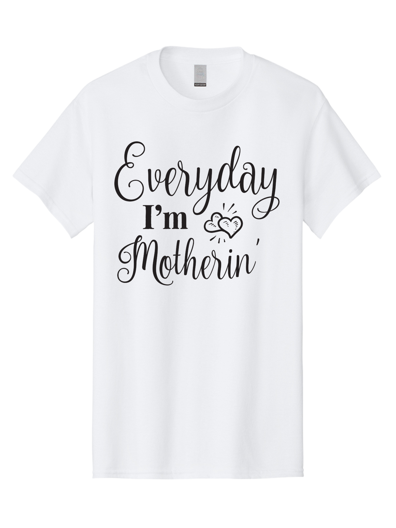 Everyday-I-M-Motherin Men'S Graphic Tee, 100% Cotton, Comfortable Casual Summer Wear, Machine Washable, Funny Mother In Law Quote, Quirky Humor, Humorous Saying, Mother In Law Gift, Funny Gift Ideas, Sarcastic Quote, Humorous Phrases, Aac693
