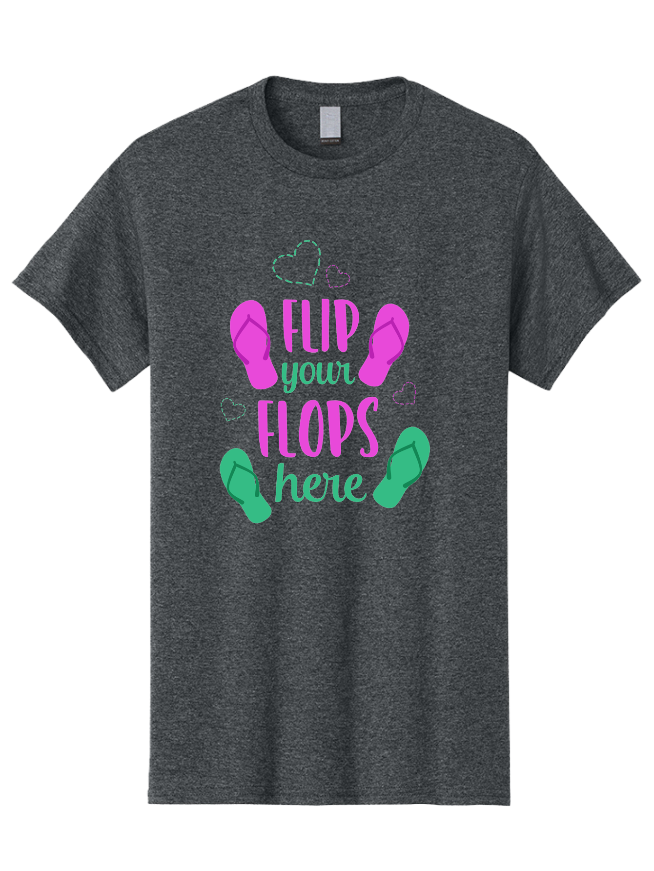 Flip-Flops Men'S Graphic Tee, 100% Cotton, Comfortable Casual Summer Wear, Machine Washable, Flip Flops, Summer Vibes, Beachwear, Tropical Style, Fashion Accessories, Playful Design, Casual Footwear, Vacation Mode, Fun Graphics Aac719