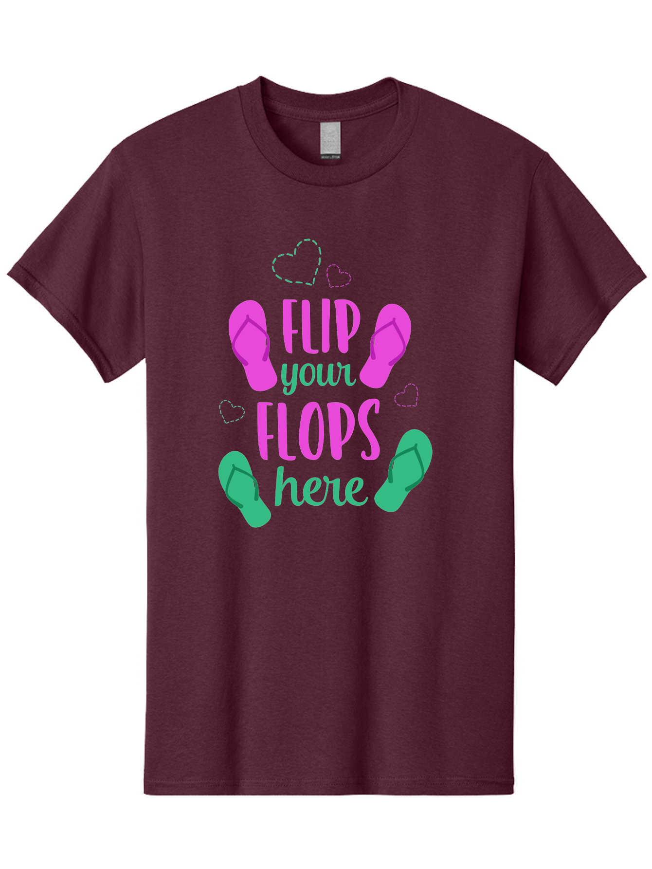 Flip-Flops Men'S Graphic Tee, 100% Cotton, Comfortable Casual Summer Wear, Machine Washable, Flip Flops, Summer Vibes, Beachwear, Tropical Style, Fashion Accessories, Playful Design, Casual Footwear, Vacation Mode, Fun Graphics Aac719