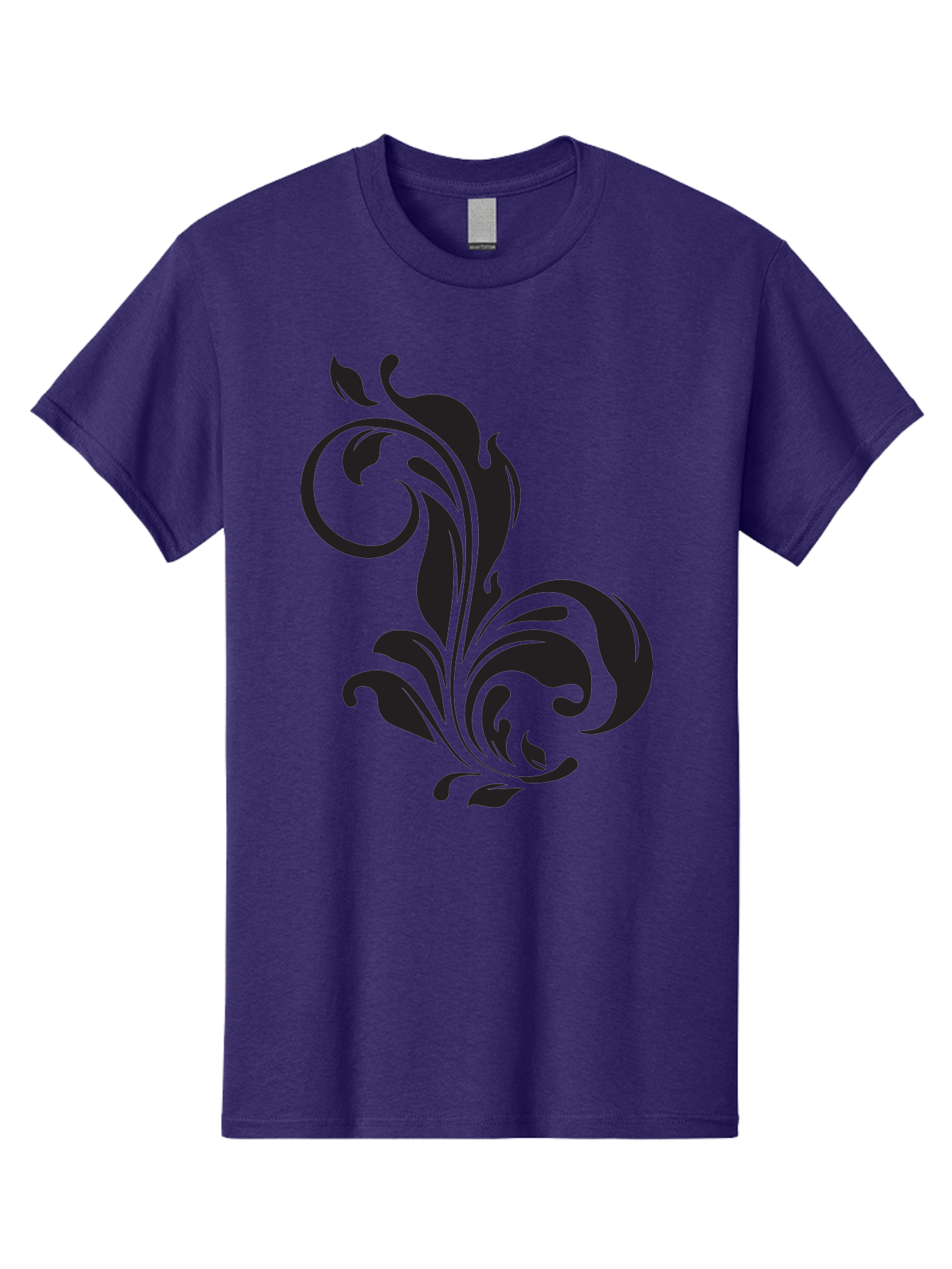 Floral-Design-3 Men'S Graphic Tee, 100% Cotton, Comfortable Casual Summer Wear, Machine Washable, Floral Motif, Decorative Element, Luxury Design, Abstract Art, Elegant Pattern, Ornate Style, Classic Symbol Aac723