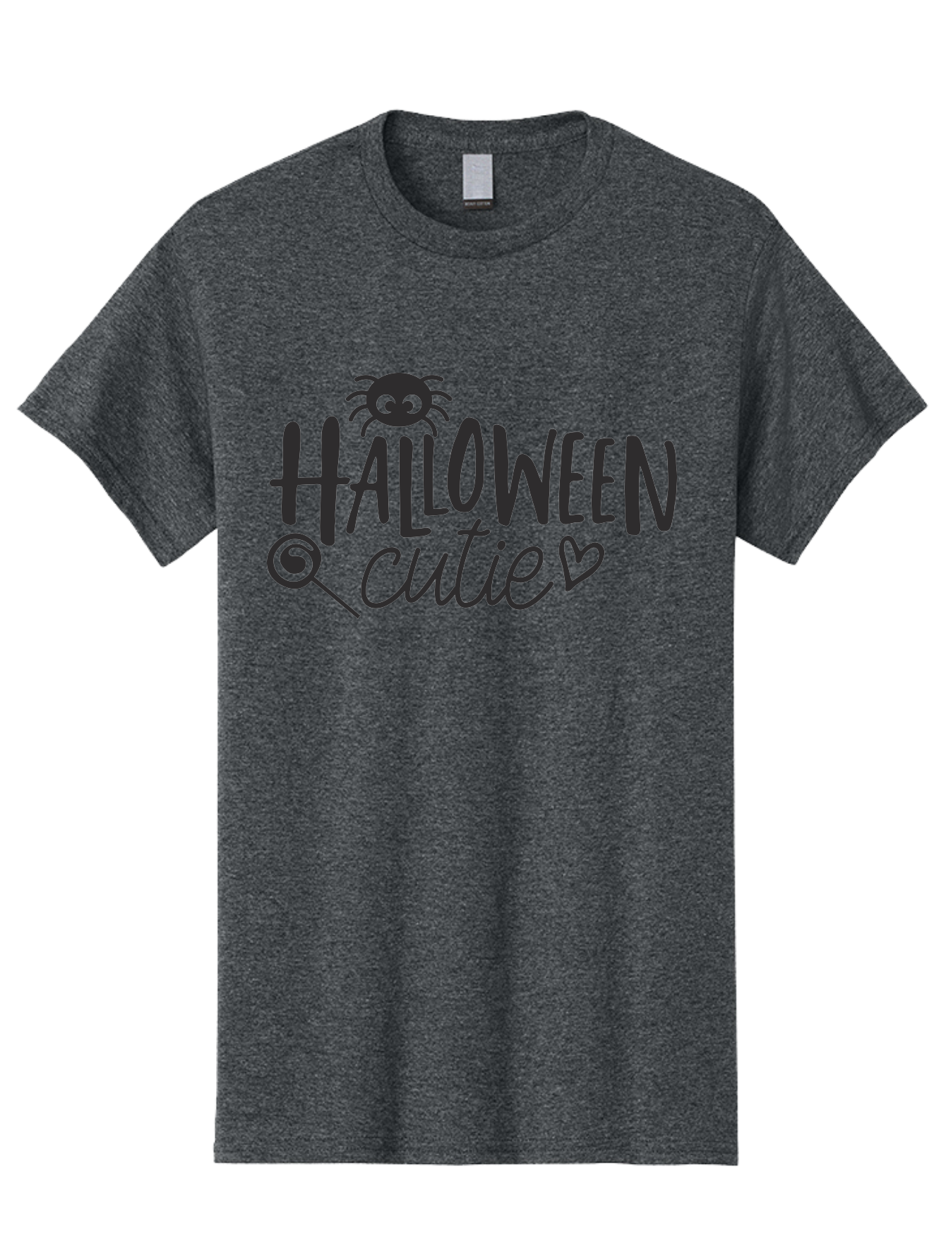 Halloween-Cutie Men'S Graphic Tee, 100% Cotton, Comfortable Casual Summer Wear, Machine Washable, Halloween Cutie, Cute Halloween, Halloween Design, Halloween Graphics, Halloween Typography, Halloween Text, Cute Halloween Text, Aac788