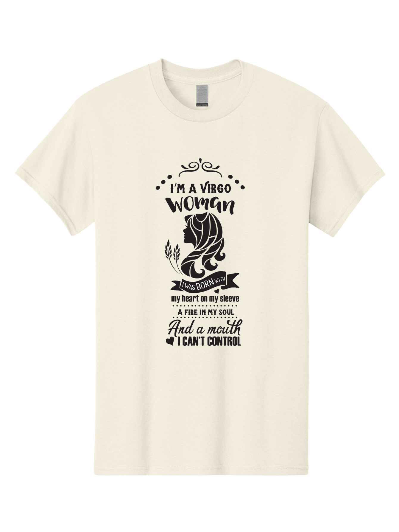 I-M-Virgo-Woman Men'S Graphic Tee, 100% Cotton, Comfortable Casual Summer Wear, Machine Washable, Virgo Woman, Astrological Sign, Zodiac Personality, Strong Female, Heart On Sleeve, Fire In Soul, Outspoken, Virgo Traits, Confident Woman, Aac869