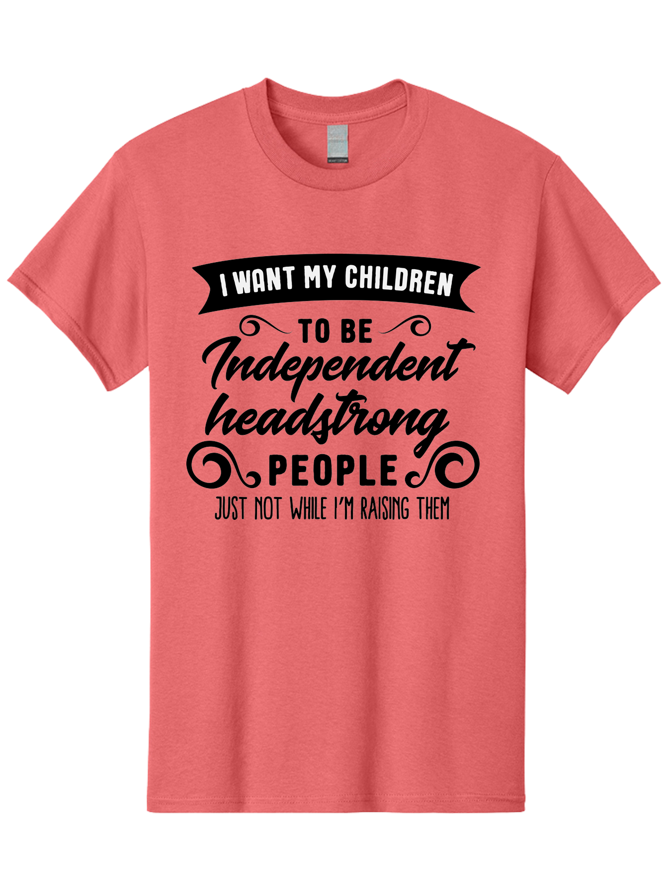 I-Want-My-Children Men'S Graphic Tee, 100% Cotton, Comfortable Casual Summer Wear, Machine Washable, Funny Parenting Quote, Humorous Saying, Parenting Humor, Raising Children, Independent Children, Headstrong Personality, Quirky Design Aac882