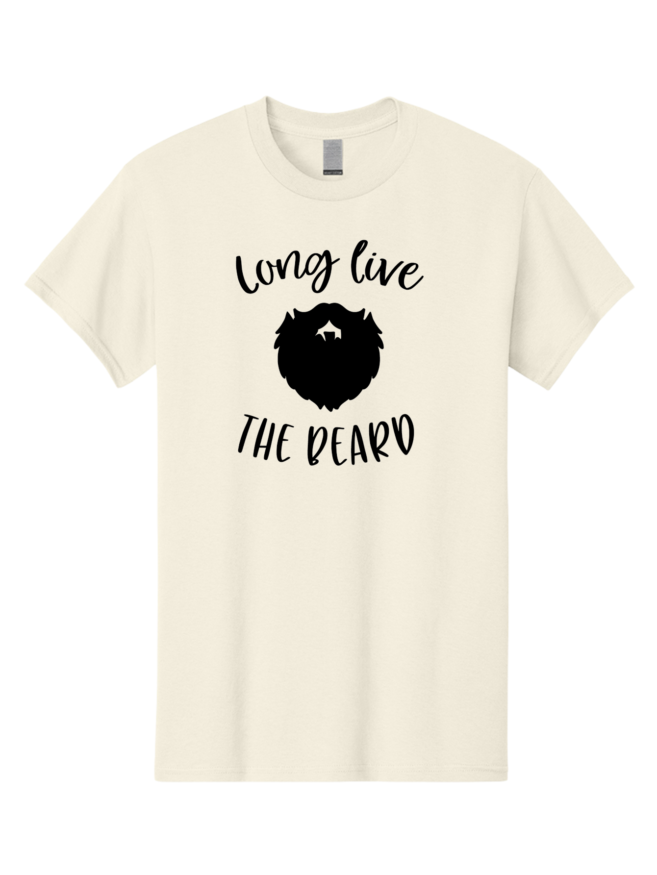 Long-Live-The-Beard Men'S Graphic Tee, 100% Cotton, Comfortable Casual Summer Wear, Machine Washable, Beard Logo, Hipster Culture, Stylish Design, Beard Appreciation, Long Live The Beard, Trendy Graphics, Modern Hipster, Fashionable Beards Aac965