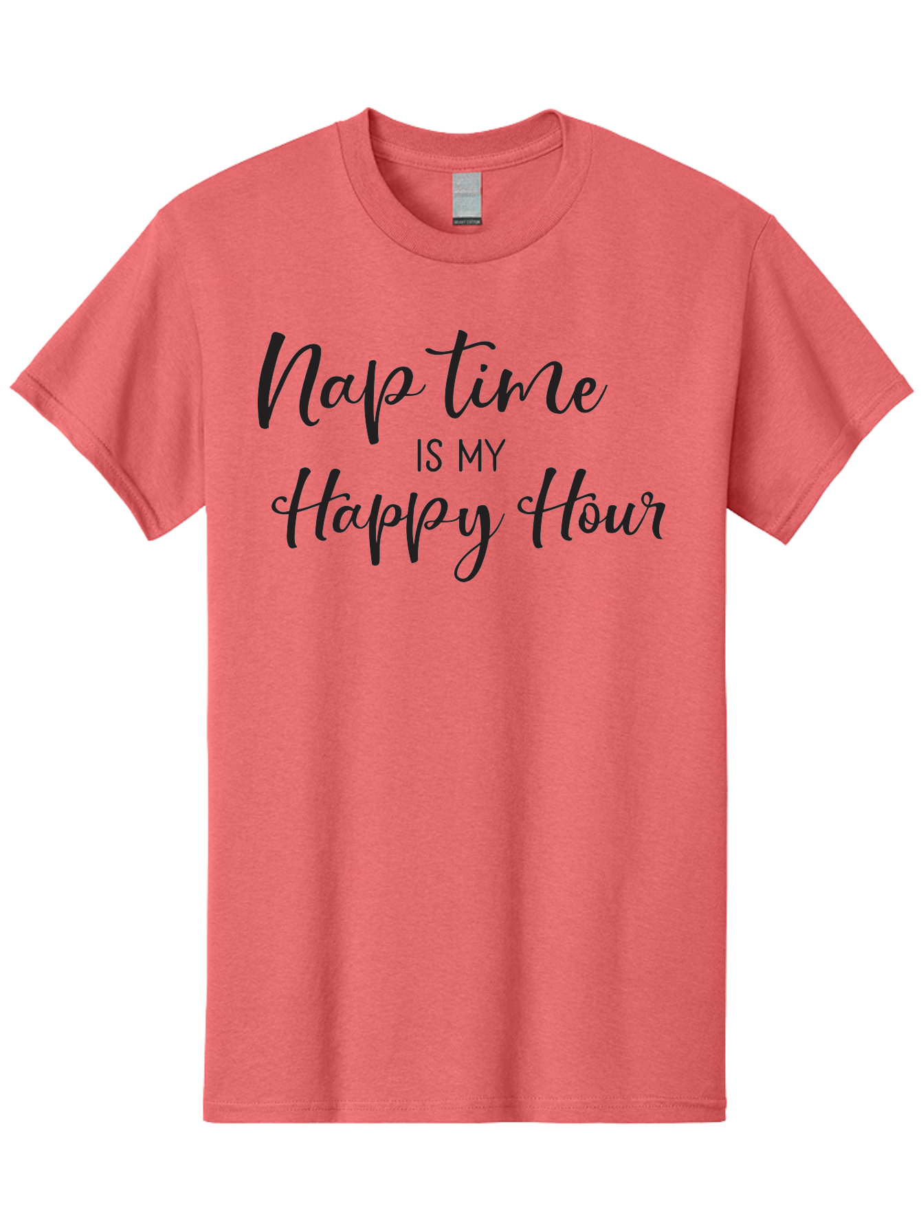 Nap-Time-Is-My-Happy-Hour Men'S Graphic Tee, 100% Cotton, Comfortable Casual Summer Wear, Machine Washable, Nap Time, Happy Hour, Relaxation, Sleep, Calmness, Self Care, Me Time, Peaceful Moments, Stress Relief Aad050