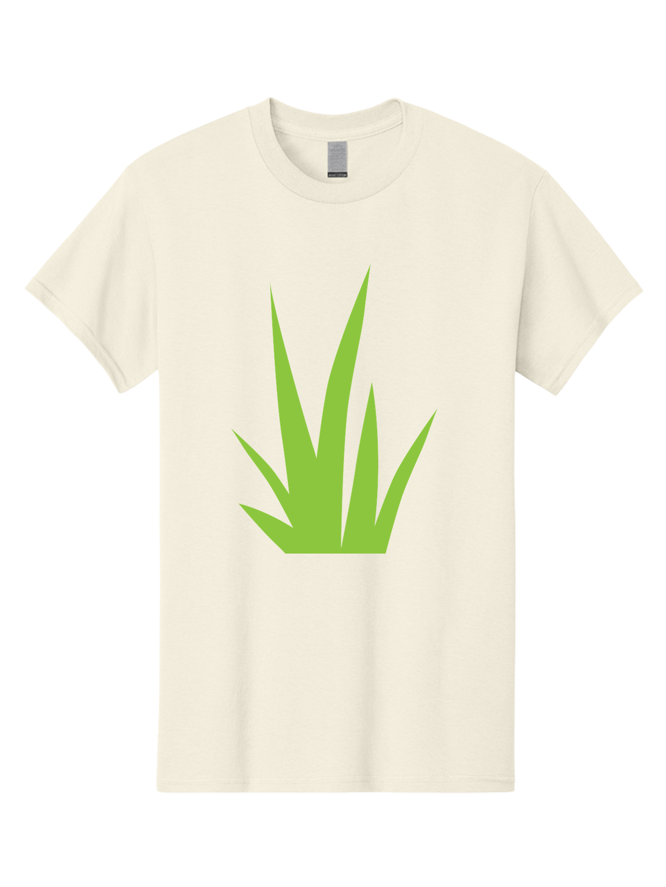 Prickly-Leaves Men'S Graphic Tee, 100% Cotton, Comfortable Casual Summer Wear, Machine Washable, Palm Leaves, Tropical Foliage, Minimalist Design, Simple Shapes, Leafy Graphics, Vector Art, Green Leaves Aad101