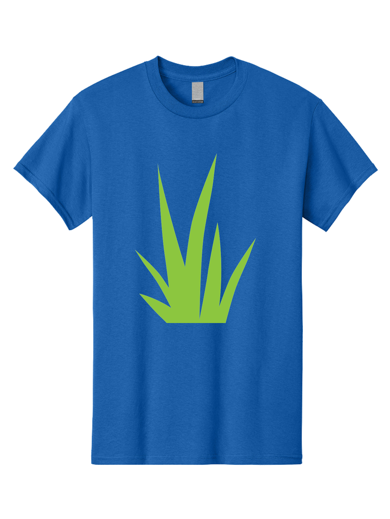 Prickly-Leaves Men'S Graphic Tee, 100% Cotton, Comfortable Casual Summer Wear, Machine Washable, Palm Leaves, Tropical Foliage, Minimalist Design, Simple Shapes, Leafy Graphics, Vector Art, Green Leaves Aad101
