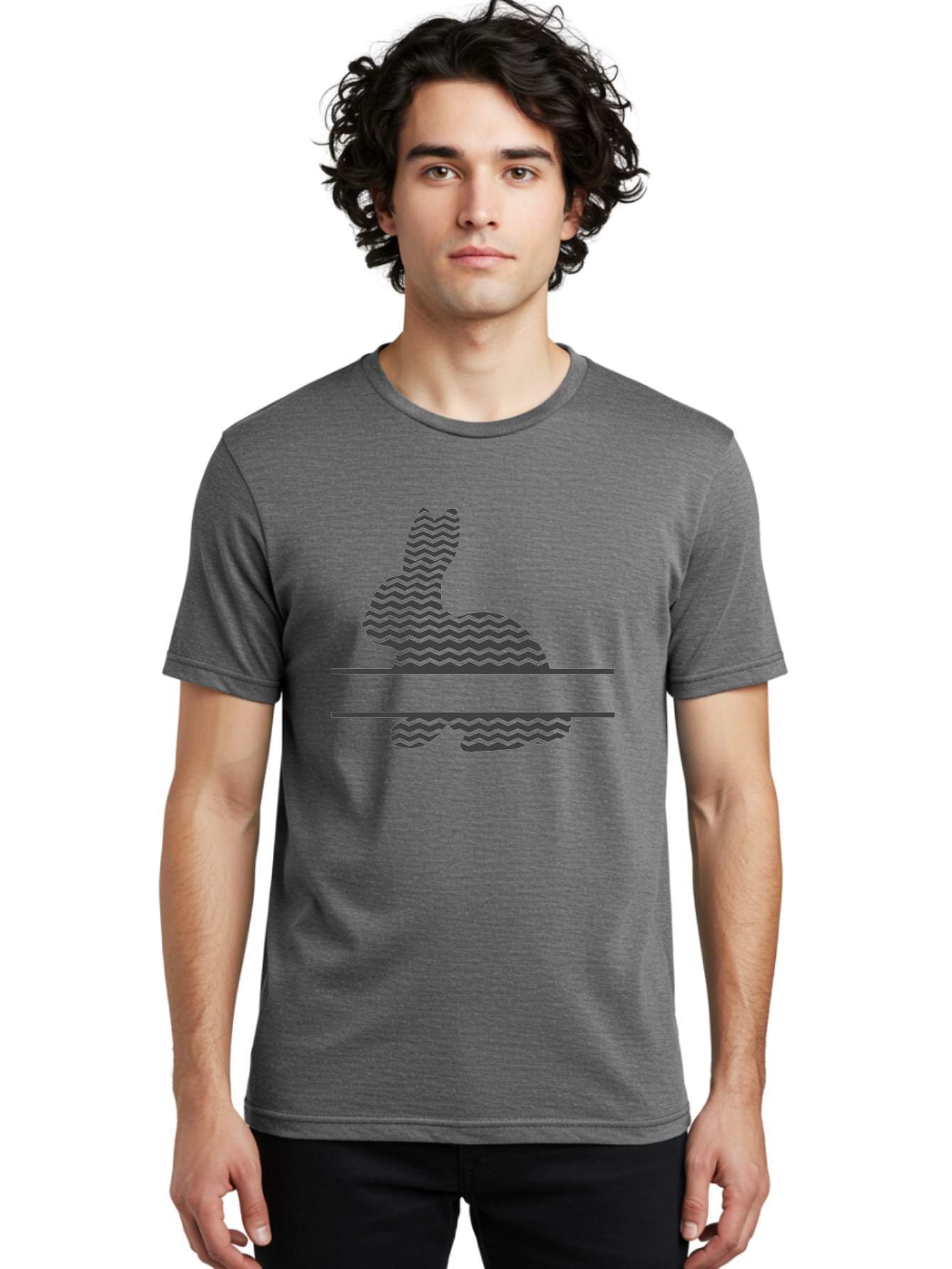 Thumbs-Up Men'S Graphic Tee, 100% Cotton, Comfortable Casual Summer Wear, Machine Washable, Thumbs Up Gesture, Approval Symbol, Positive Feedback, Hand Gesture, Wavy Pattern, Digital Art, Modern Design, Iconic Symbol Aad254