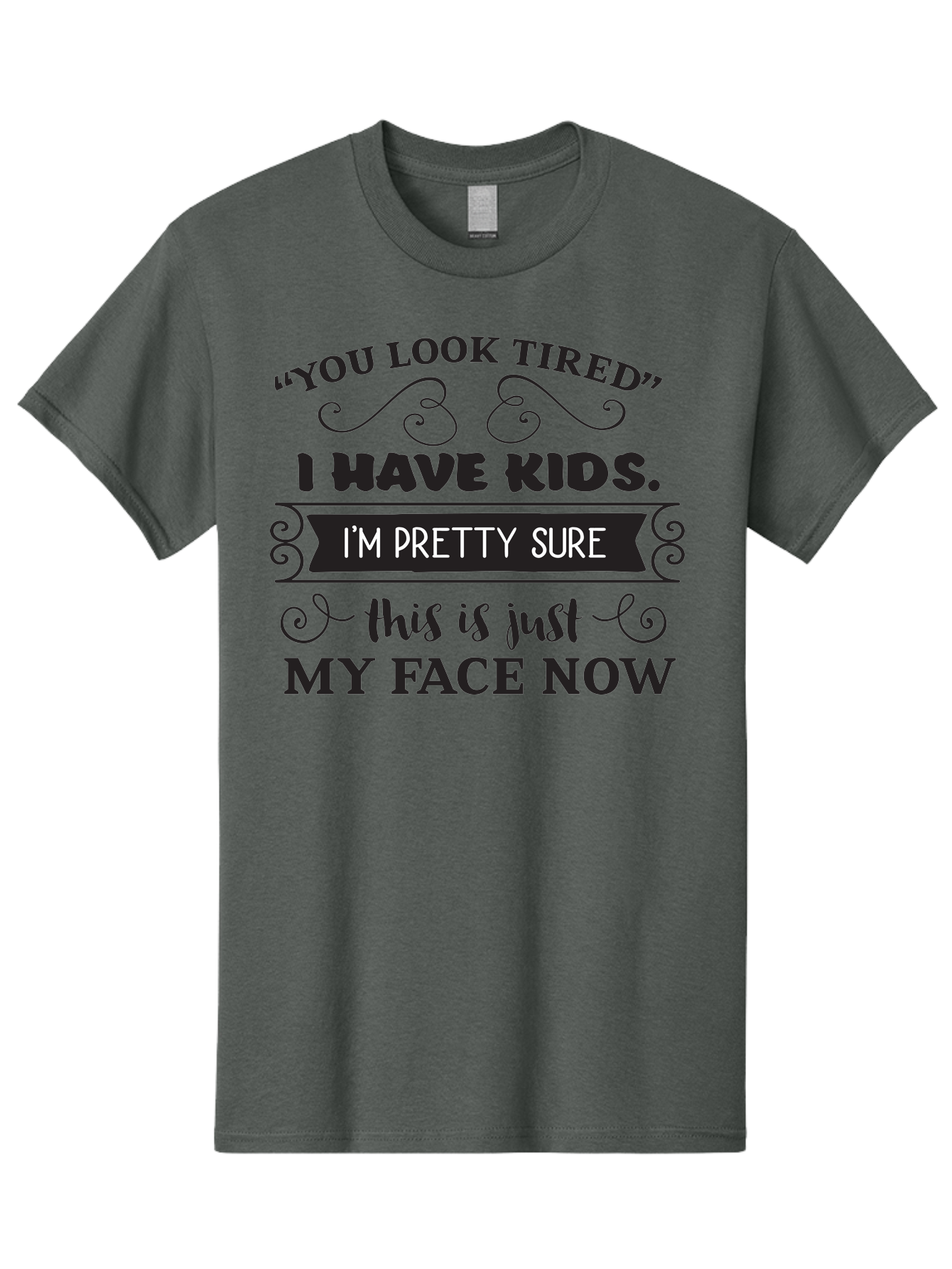 Tired-Parent Men'S Graphic Tee, 100% Cotton, Comfortable Casual Summer Wear, Machine Washable, Funny Quote, Parenting Humor, Tired Parents, Mom Life, Dad Jokes, Parenting Struggles, Humorous Sayings, Witty Remarks, Relatable Quotes, Aad260