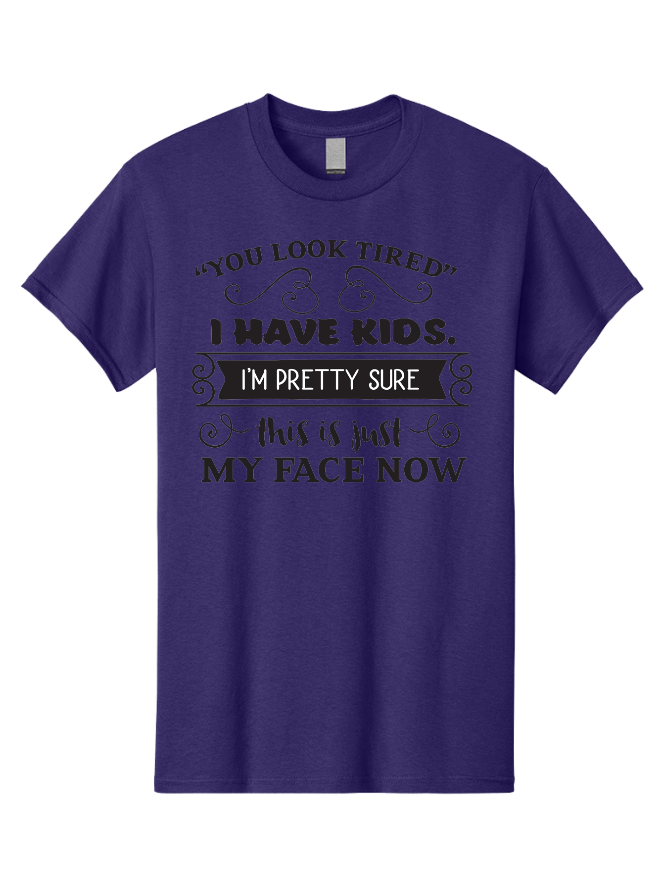 Tired-Parent Men'S Graphic Tee, 100% Cotton, Comfortable Casual Summer Wear, Machine Washable, Funny Quote, Parenting Humor, Tired Parents, Mom Life, Dad Jokes, Parenting Struggles, Humorous Sayings, Witty Remarks, Relatable Quotes, Aad260