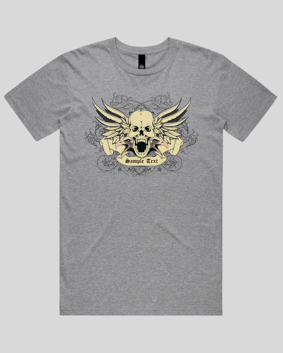 Wings of Vengeance Skull Men's T-Shirt